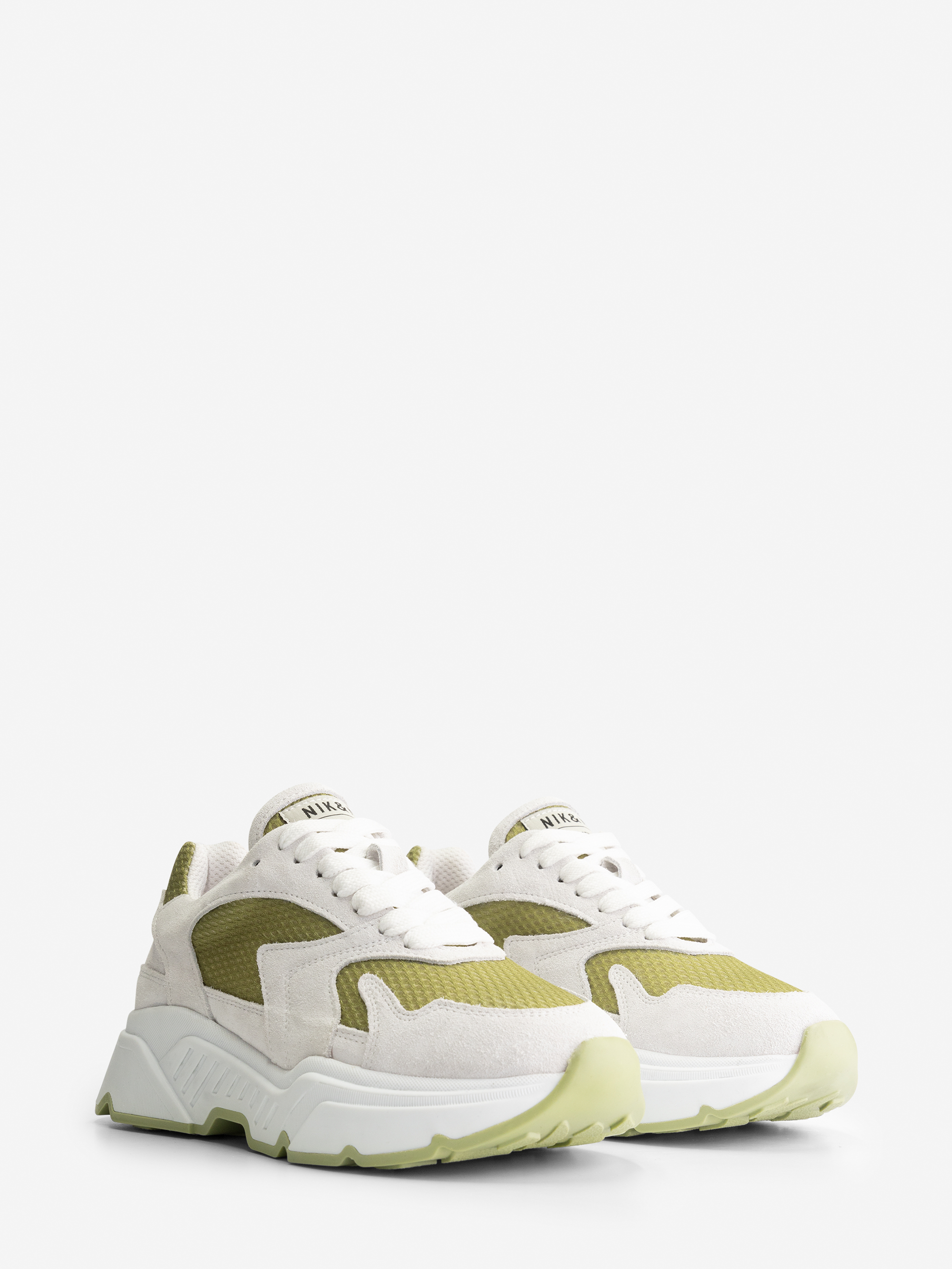 Lage sneakers met mesh