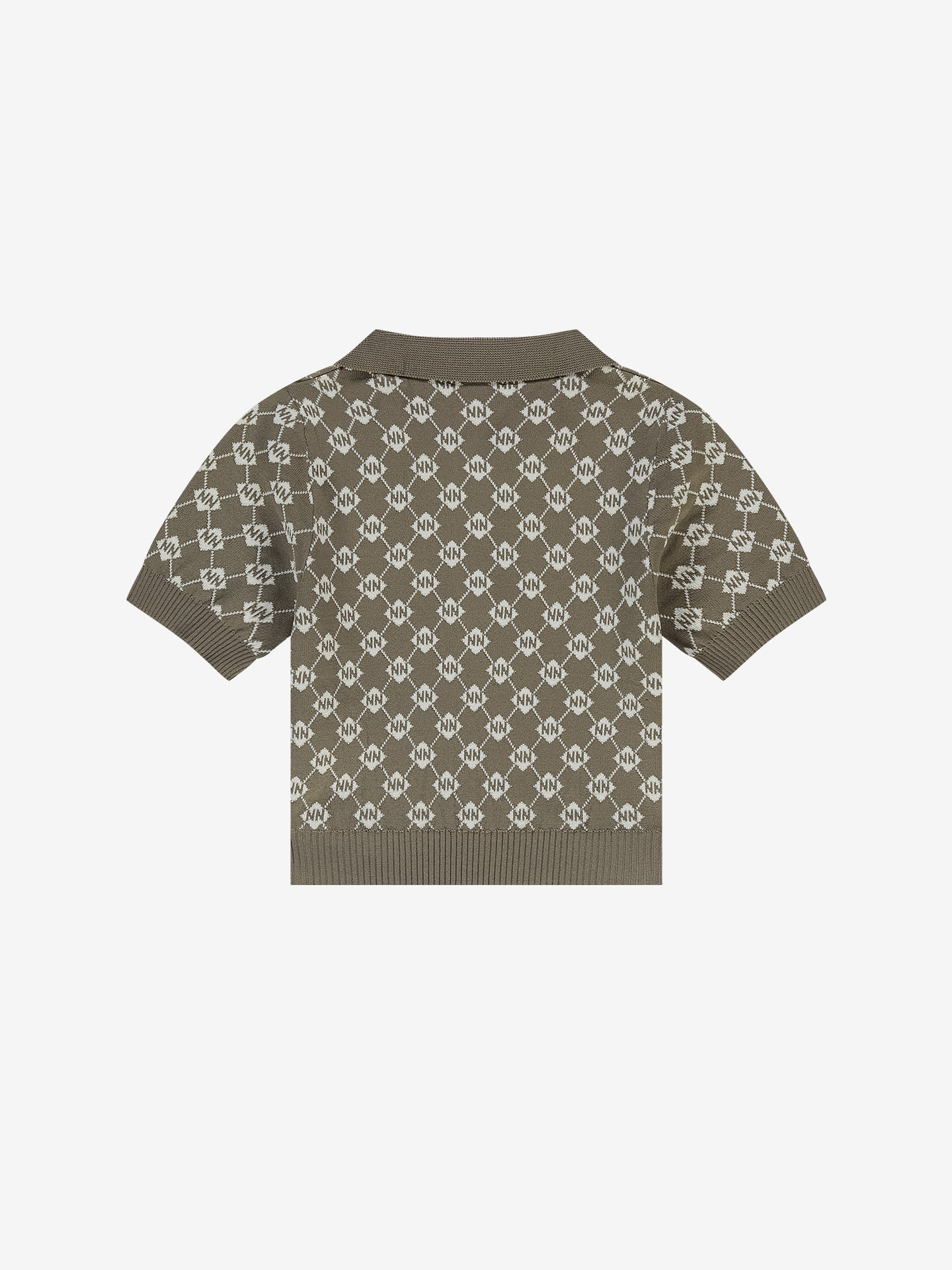 Polo met N&N logo patroon