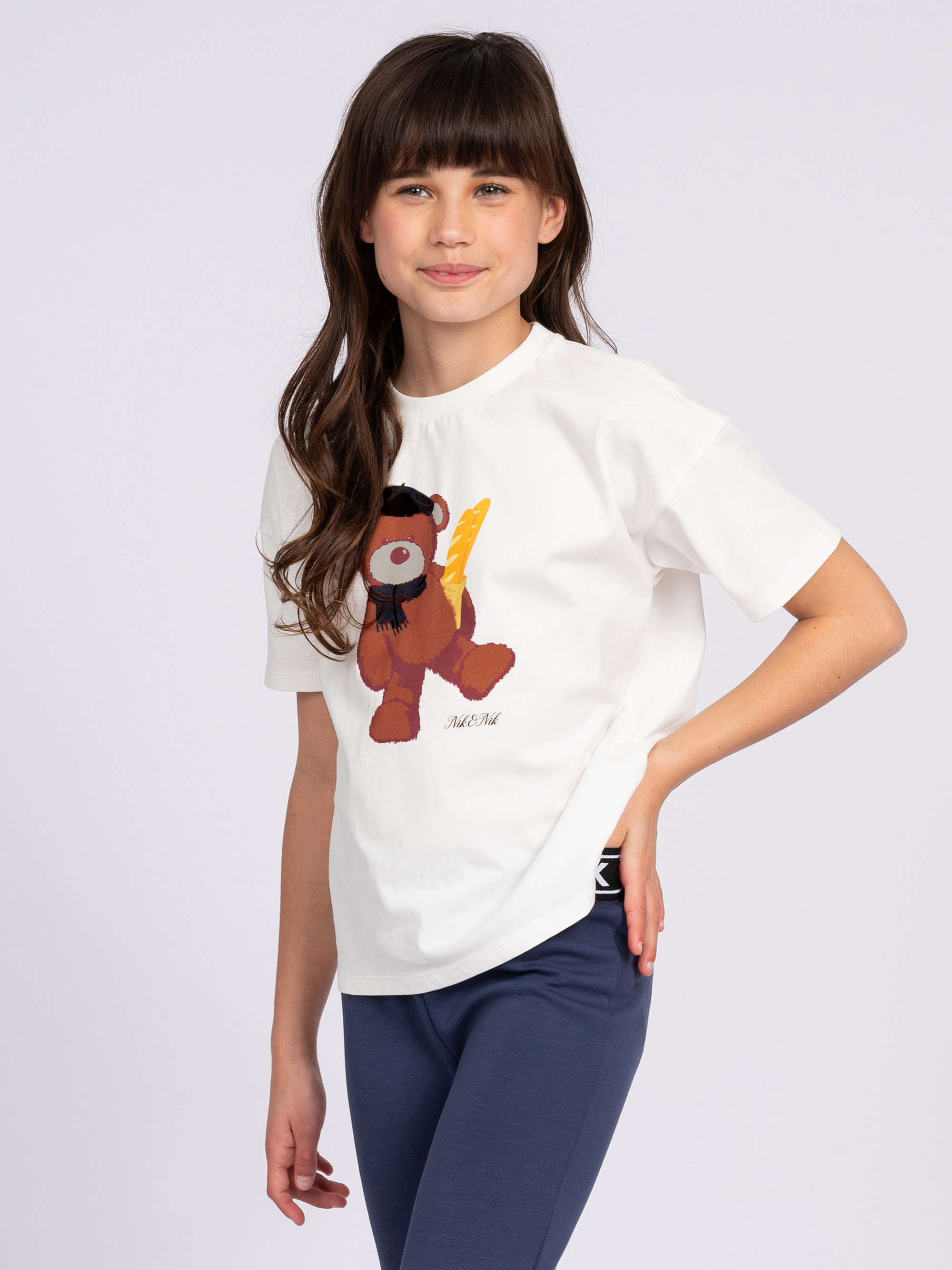 T-shirt with a bear print
