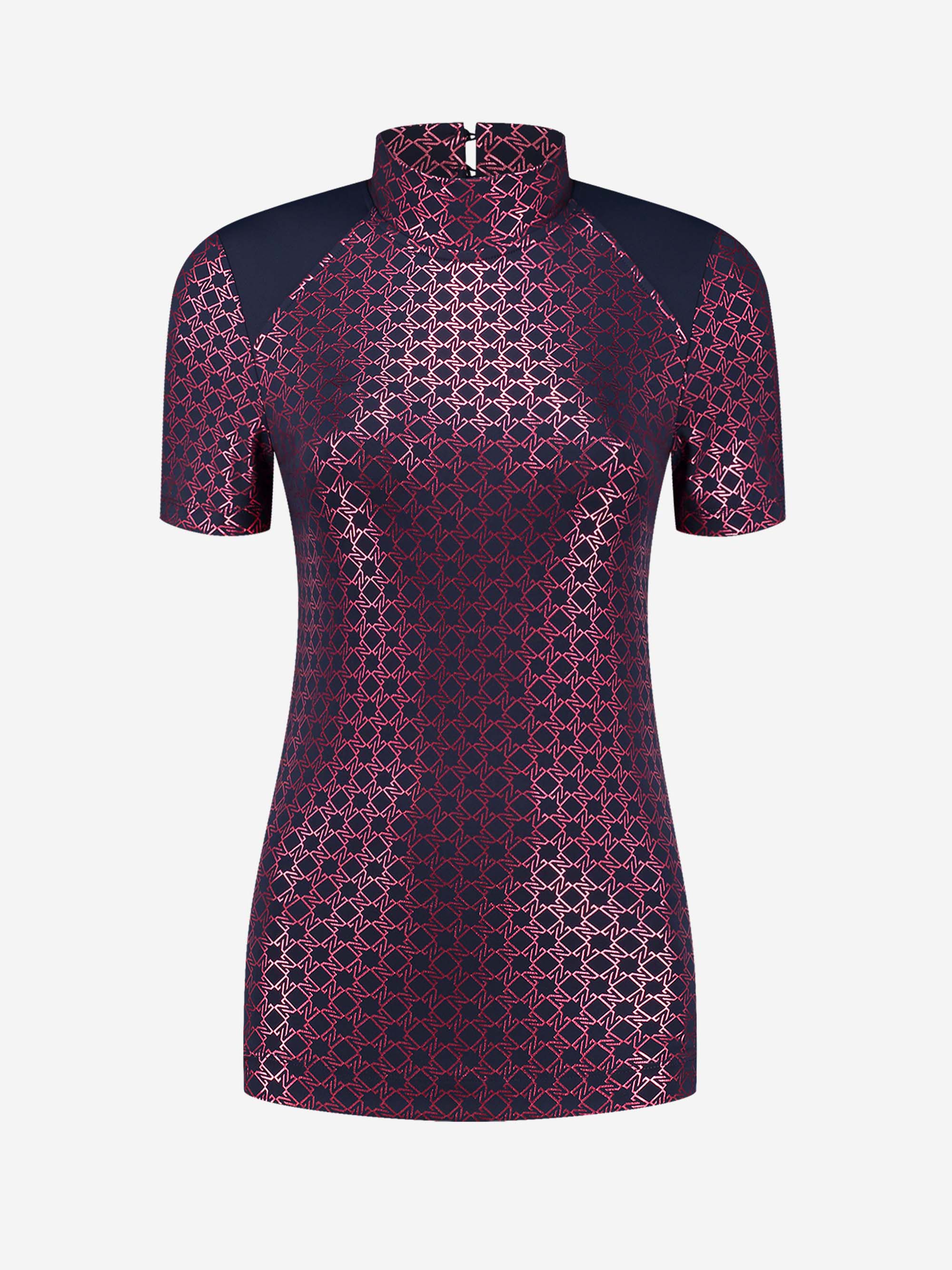 Logo Trainingsshirt with high neck 