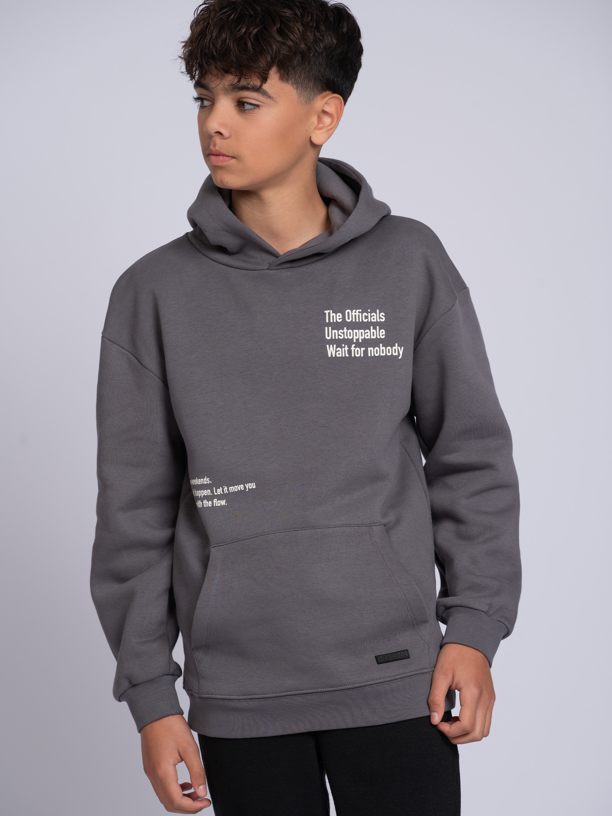Hoodie with a graphic print