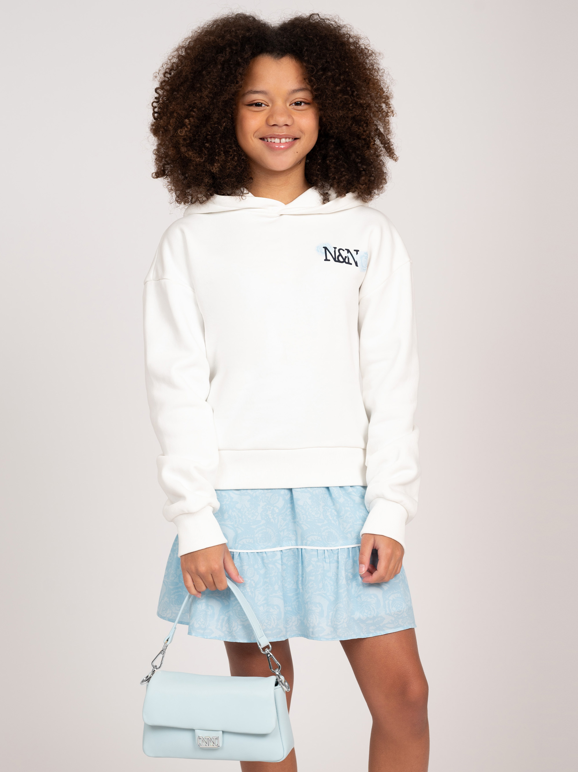 Hoodie with graphic logo