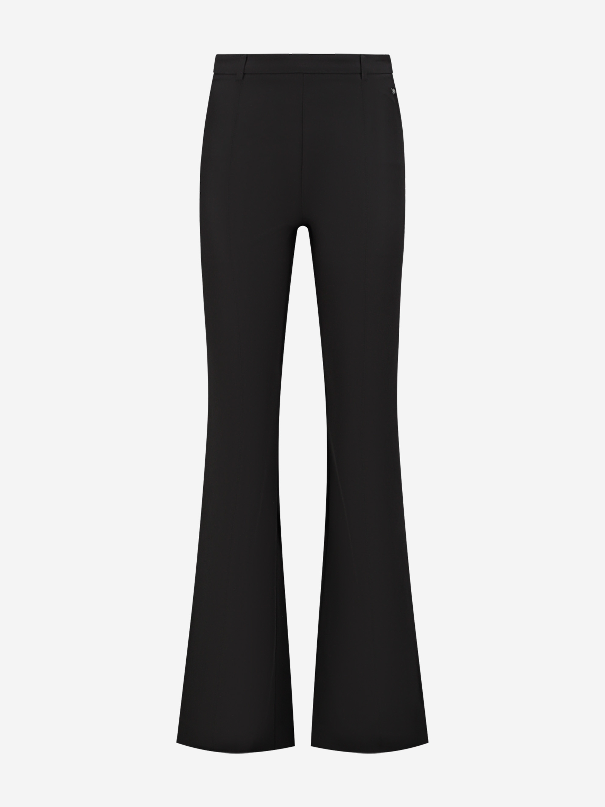 Flare pants with high rise