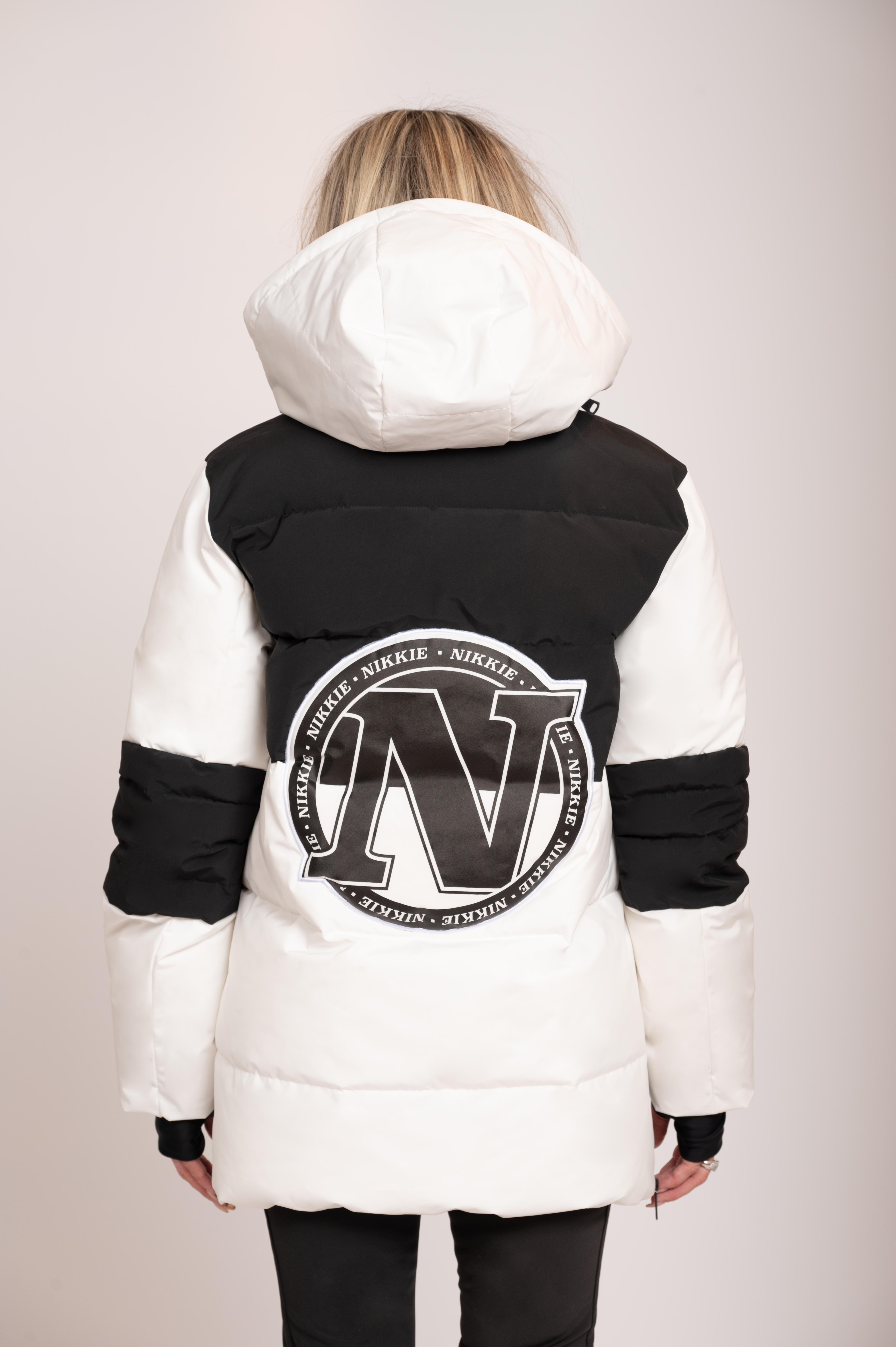 Ski anorak with logo