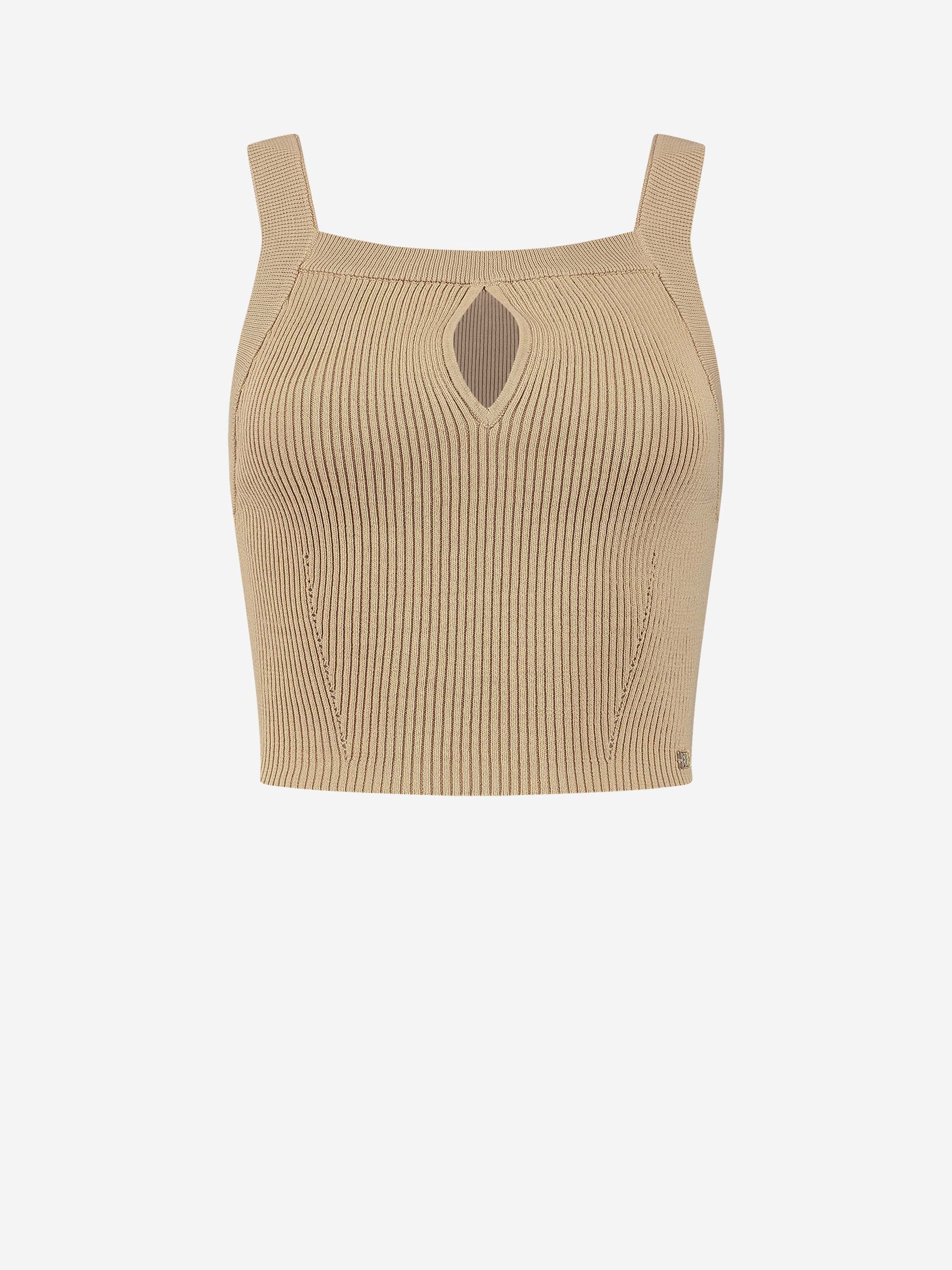 Crop top with cut out 