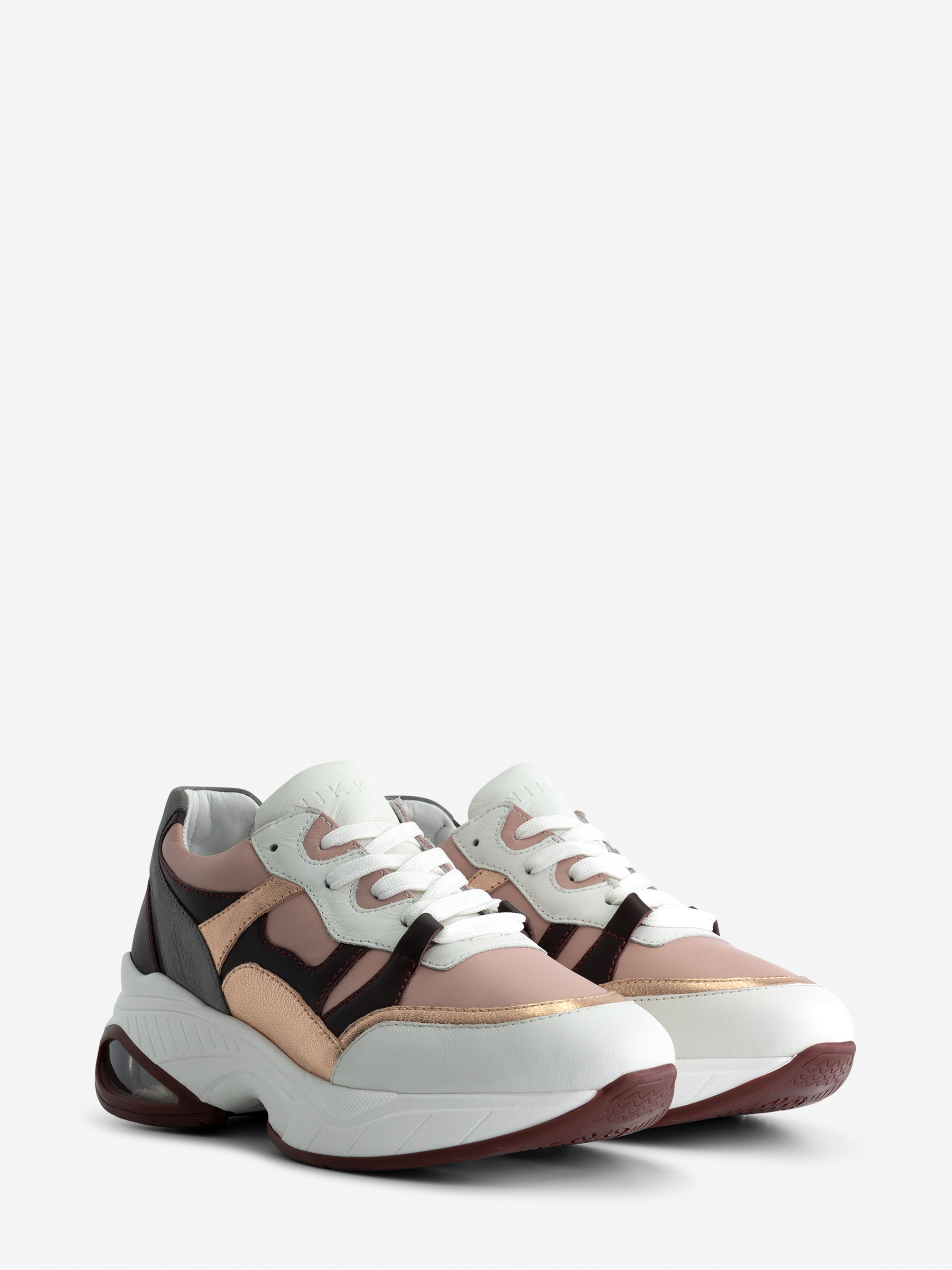 Lage color block sneaker