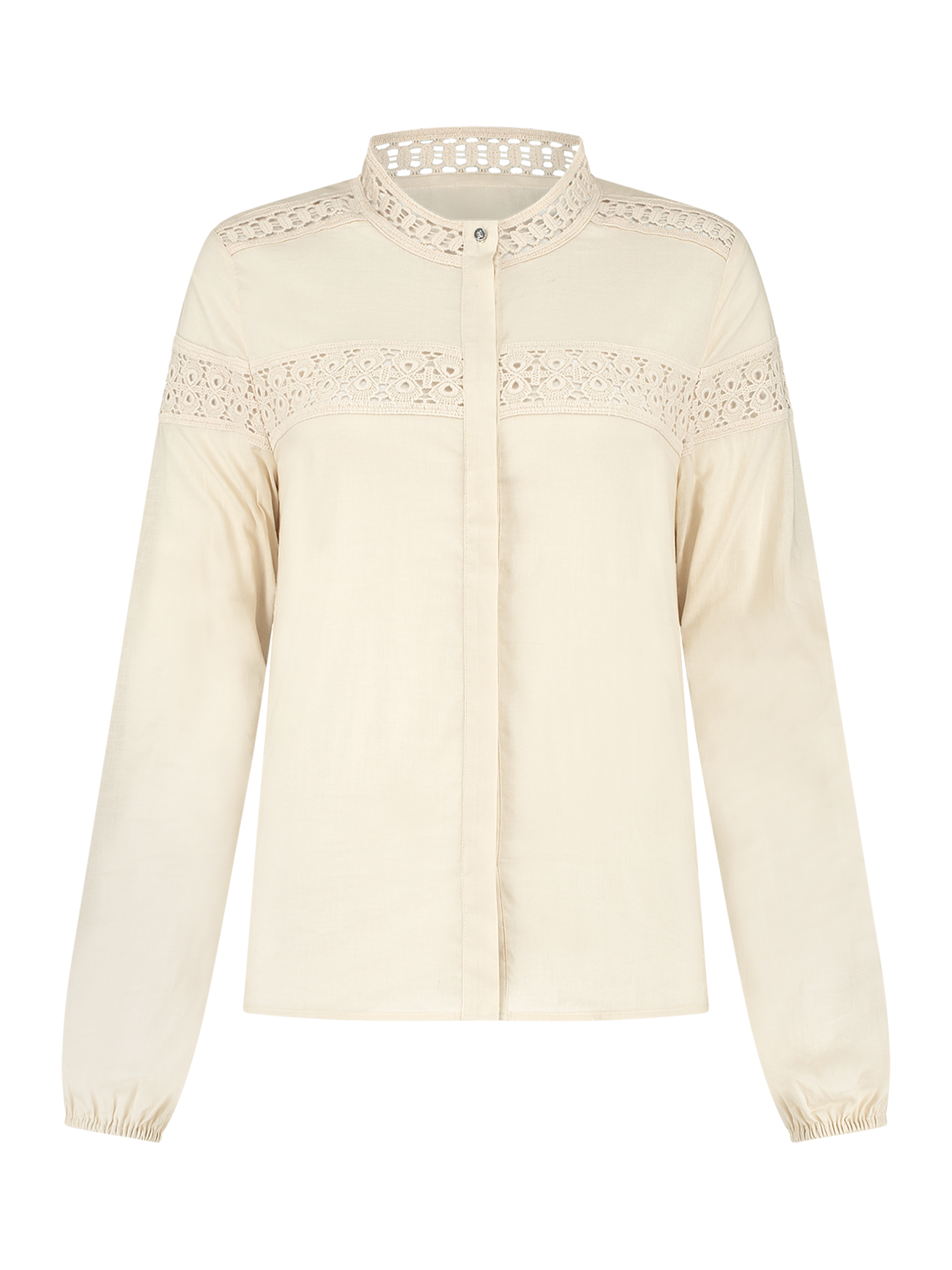 LOSVALLENDE BLOUSE MET KANT