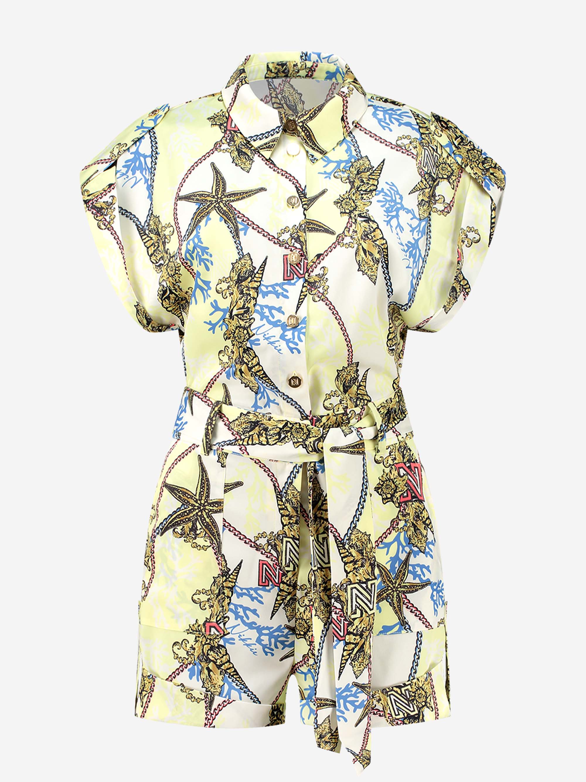 Playsuit met ceintuur 