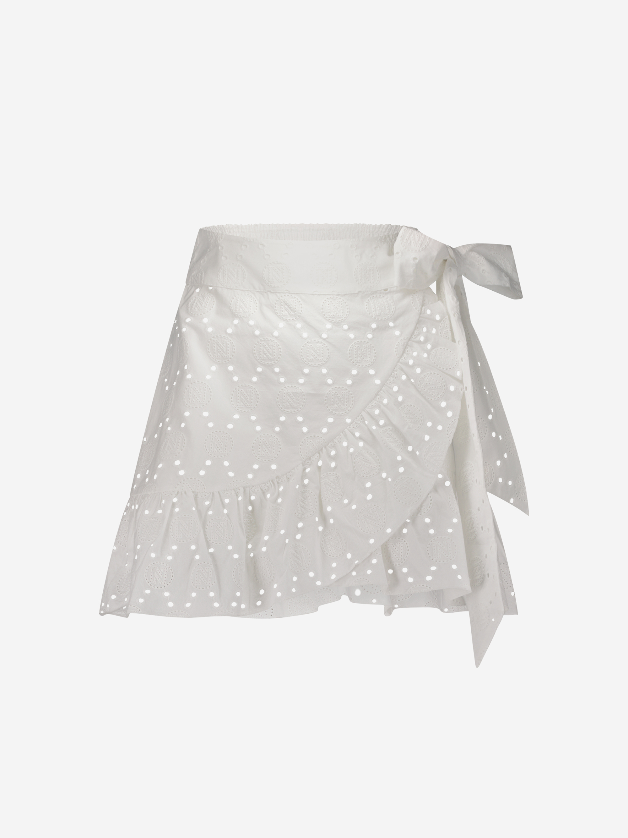 Broderie anglaise wikkelrok
