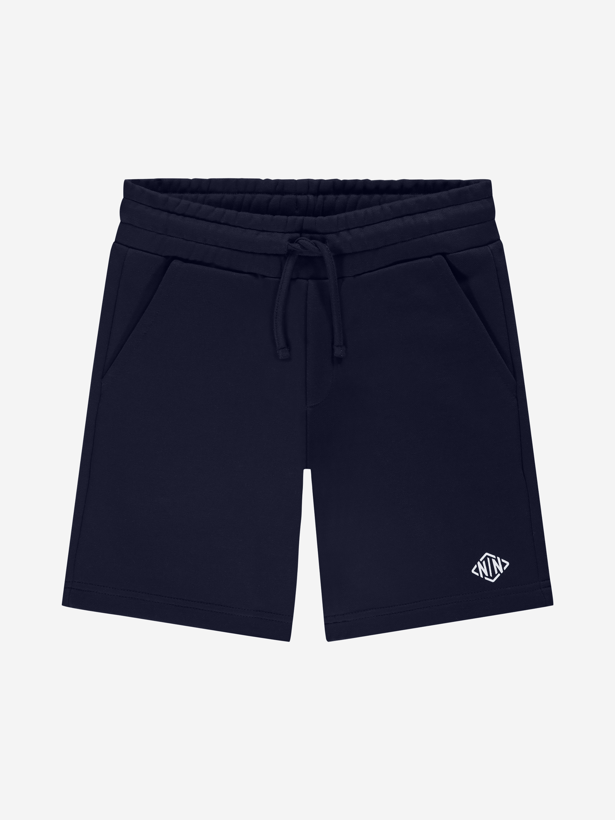 Shorts with elastic waistband and drawstring