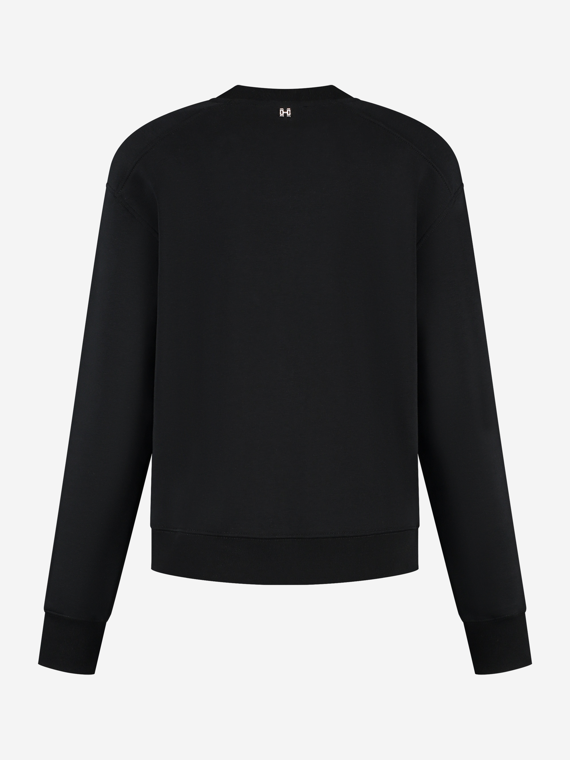 Loose-fitting sweater with FH logo made of studs