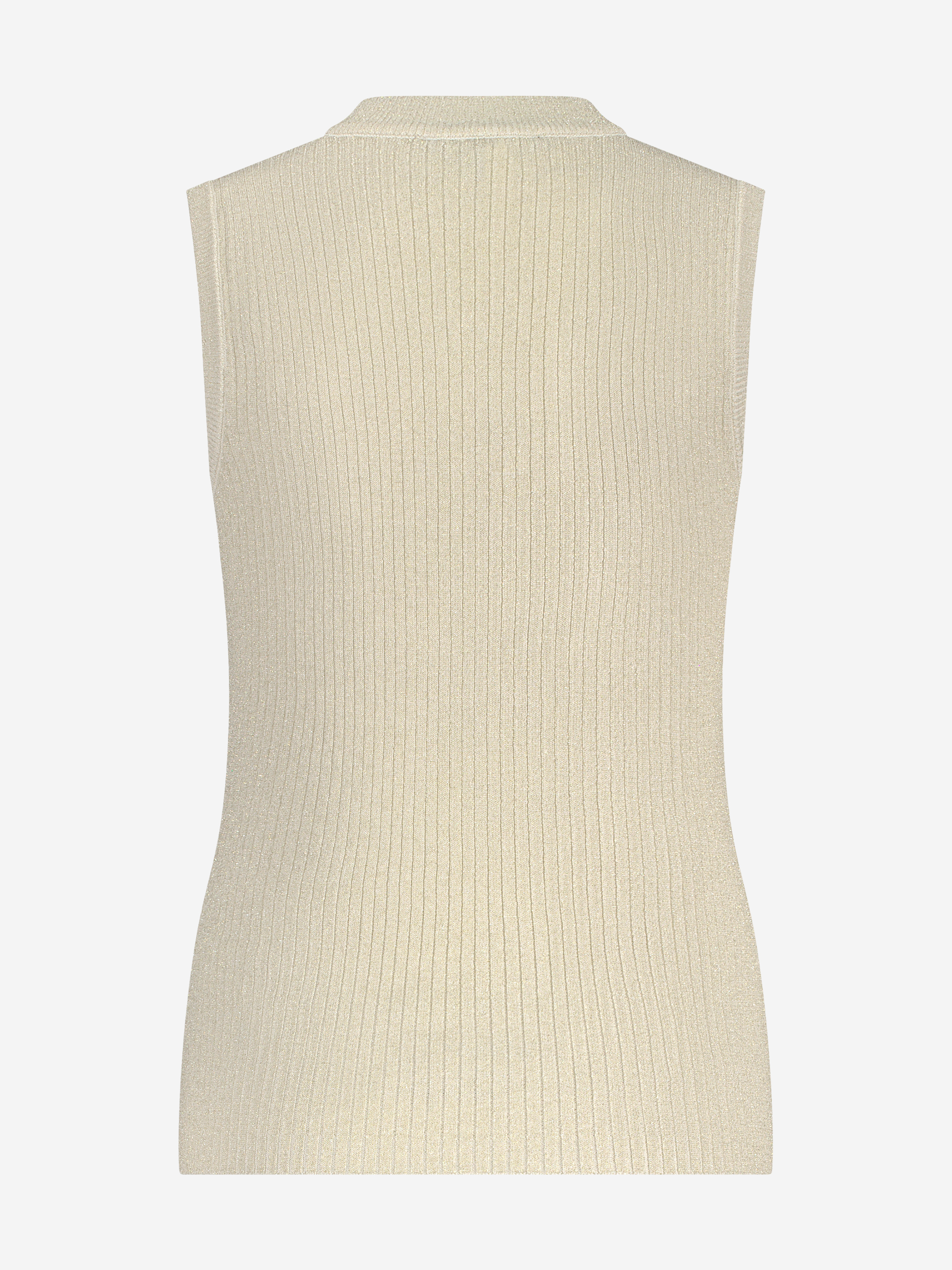 Aansluitende tank top met glitters