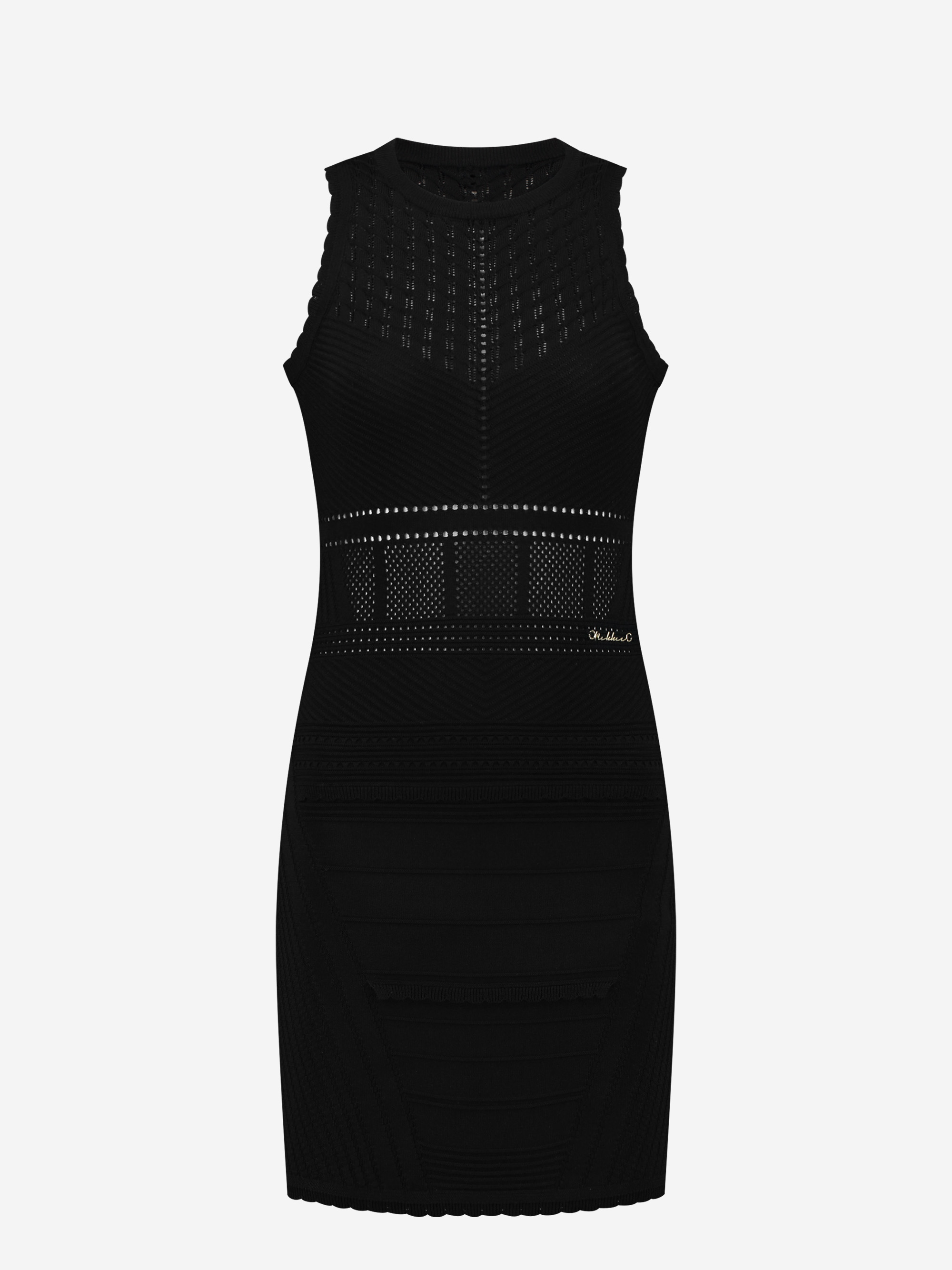 Ajour knit jurk