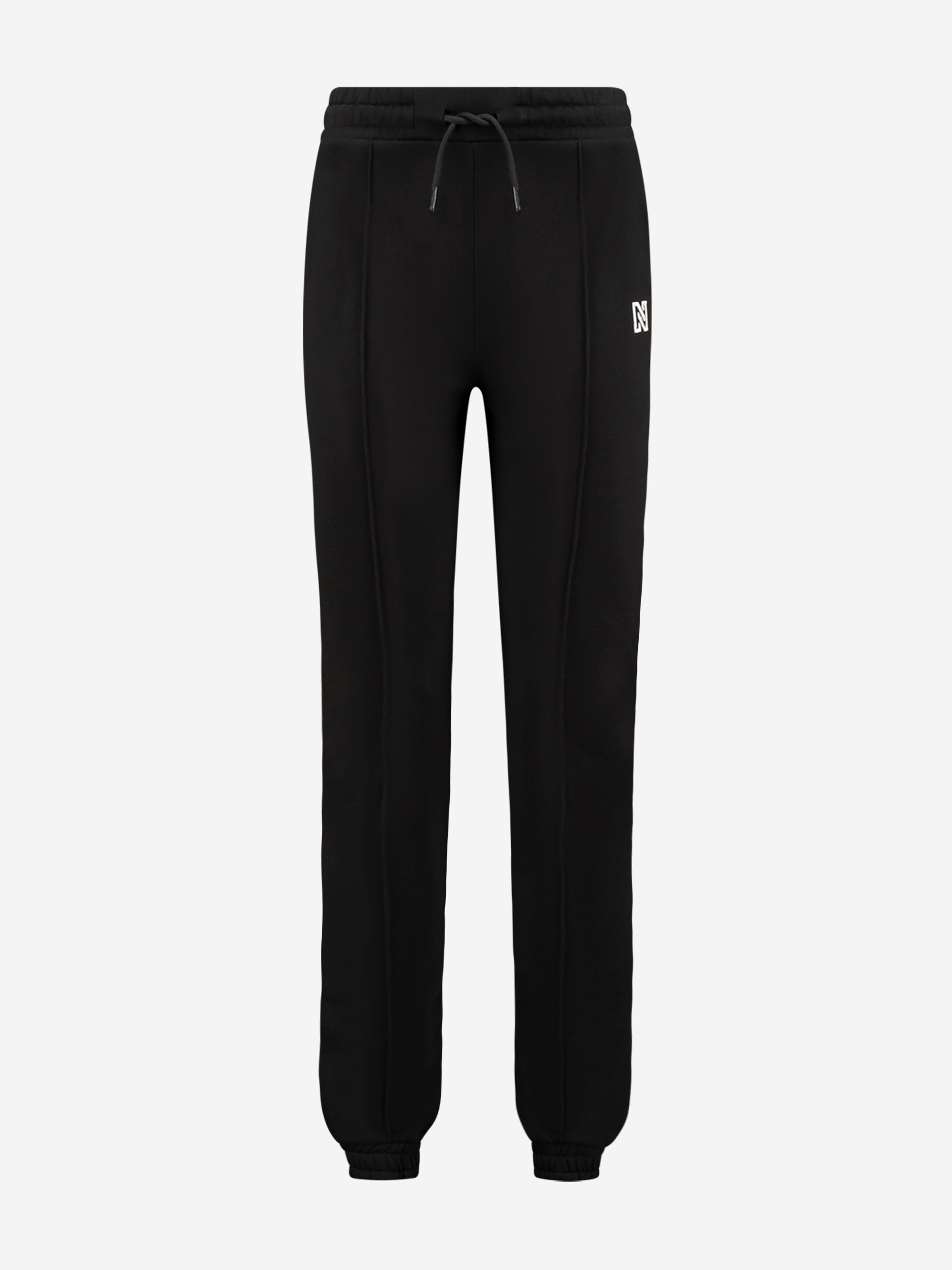 Sweat pants with high rise