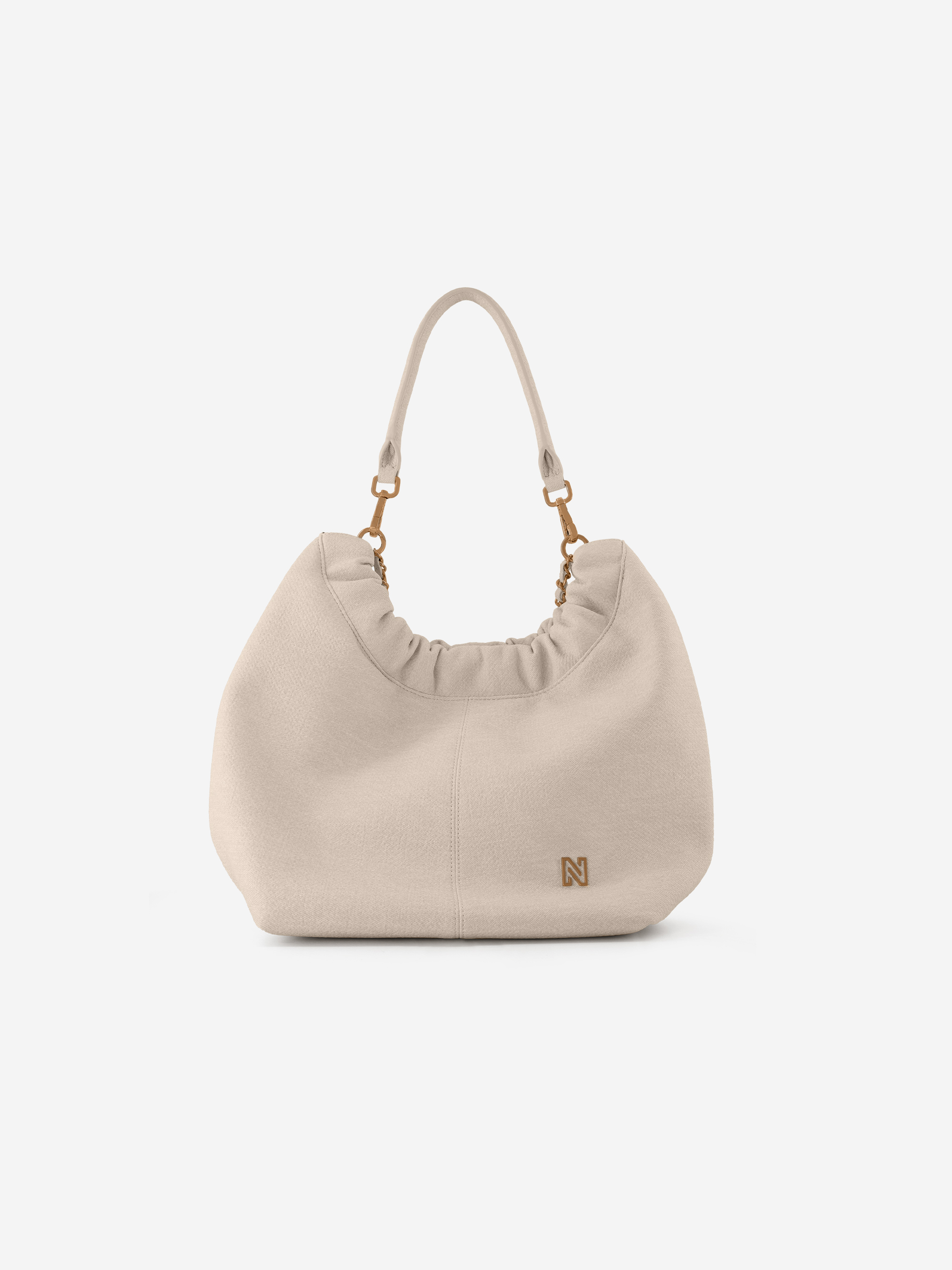 Denim hobo tas