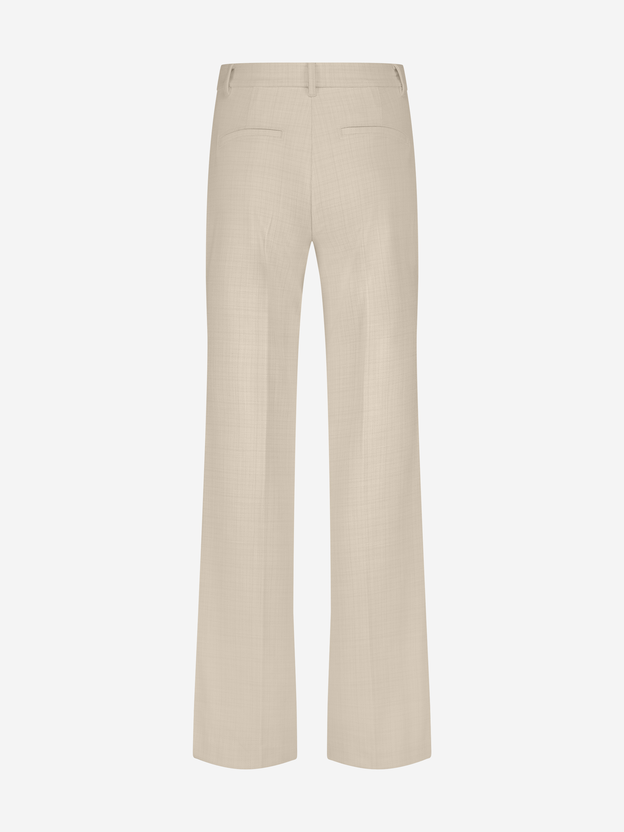 Pants with mixed texture and logo detail