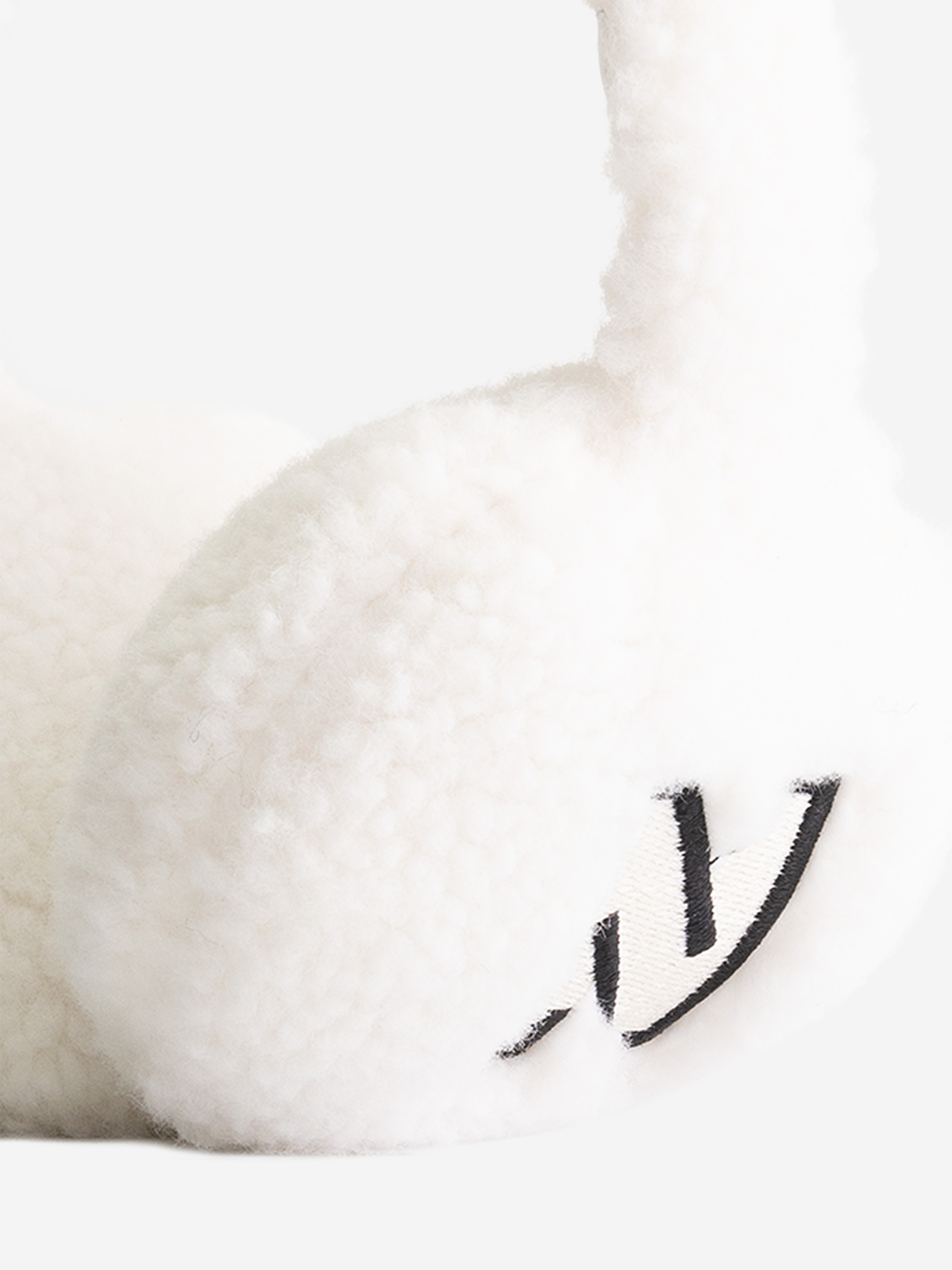 Teddy oorwarmers met N-logo