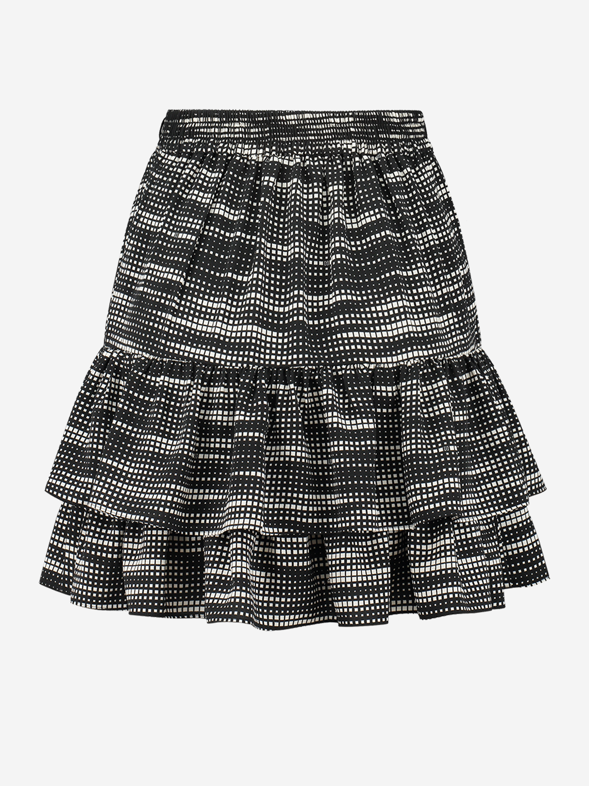 Rok met geometrische print 