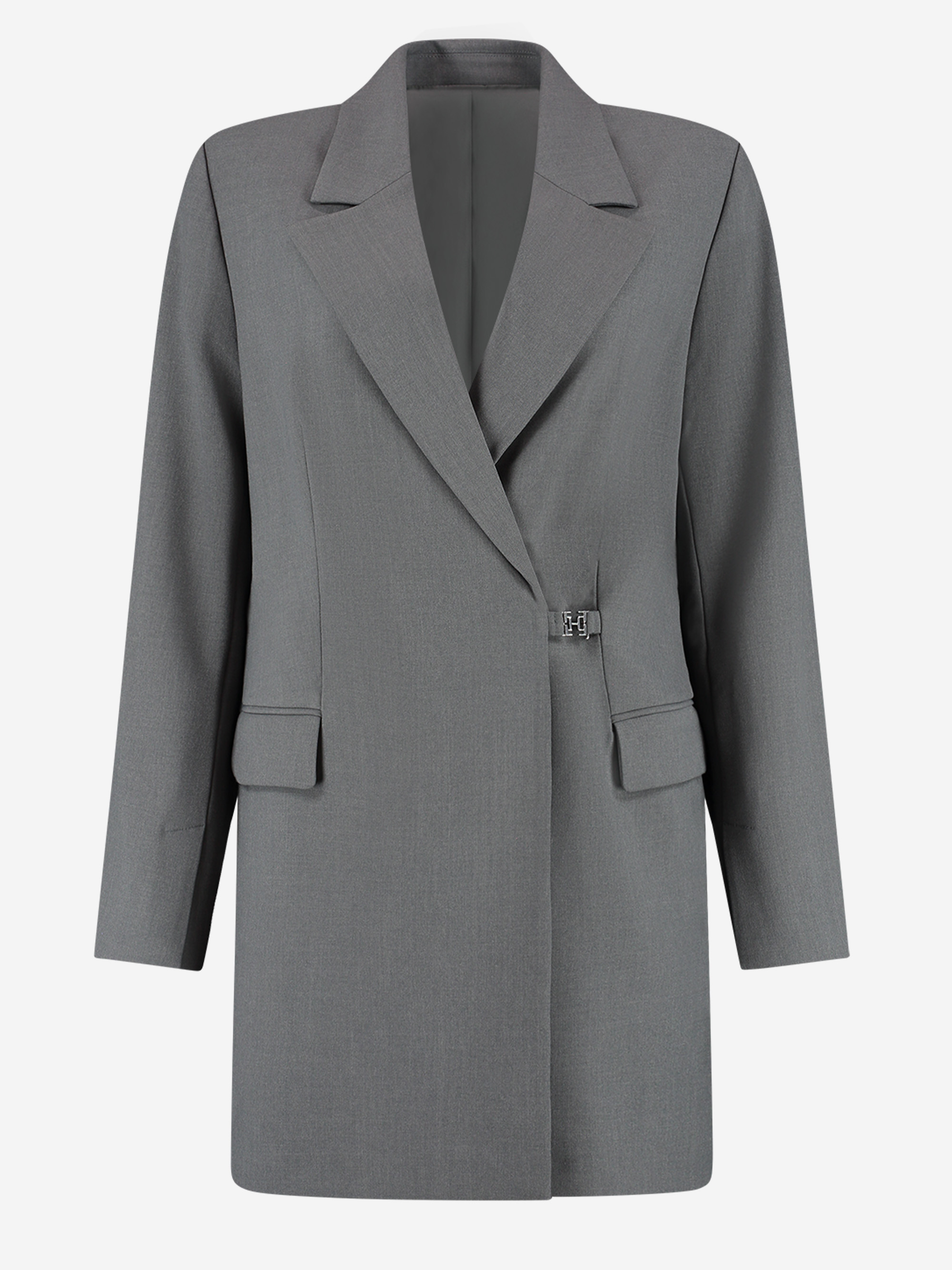 Blazer jurk met reverskraag en klepzakken