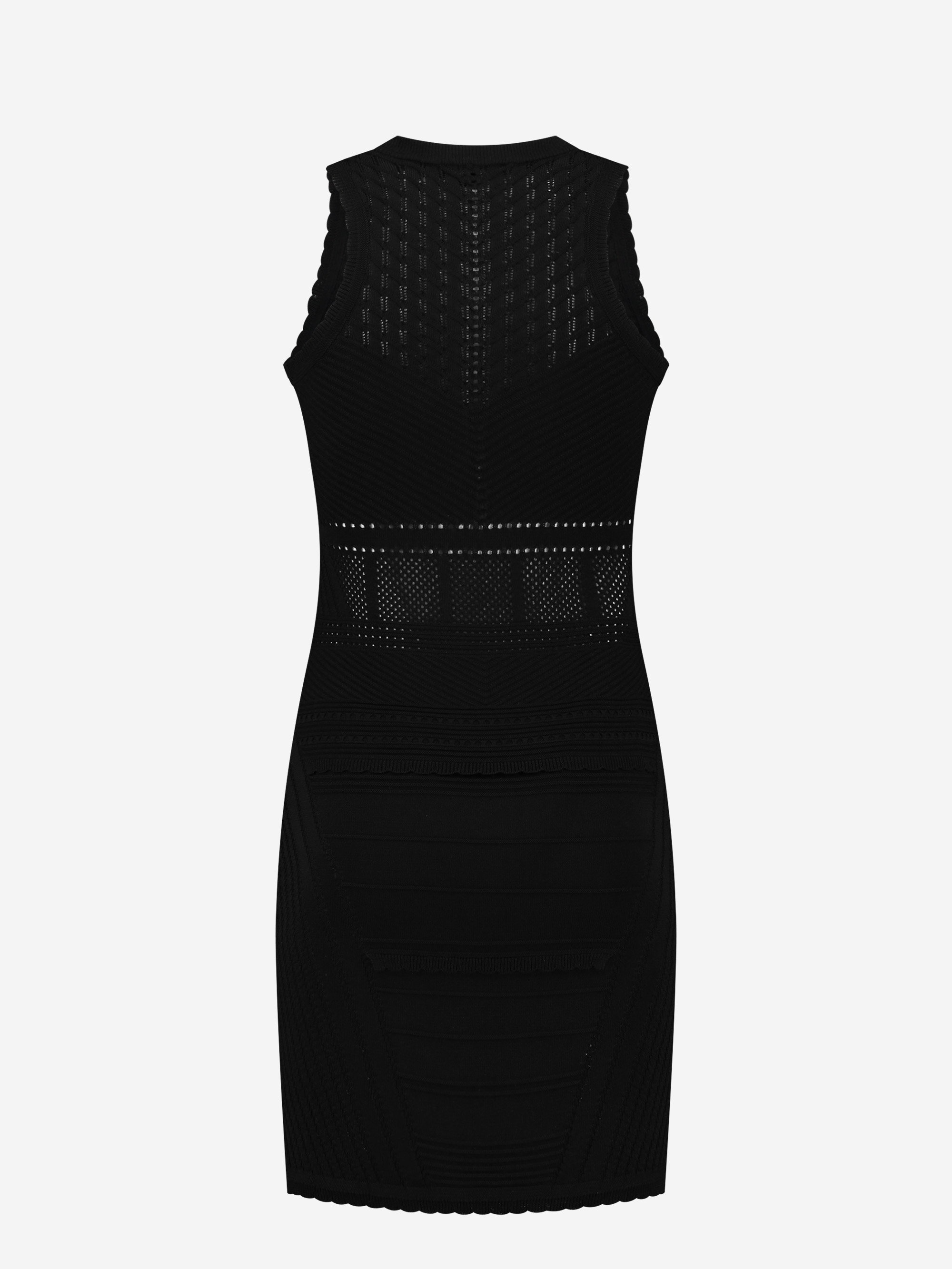Ajour knit jurk