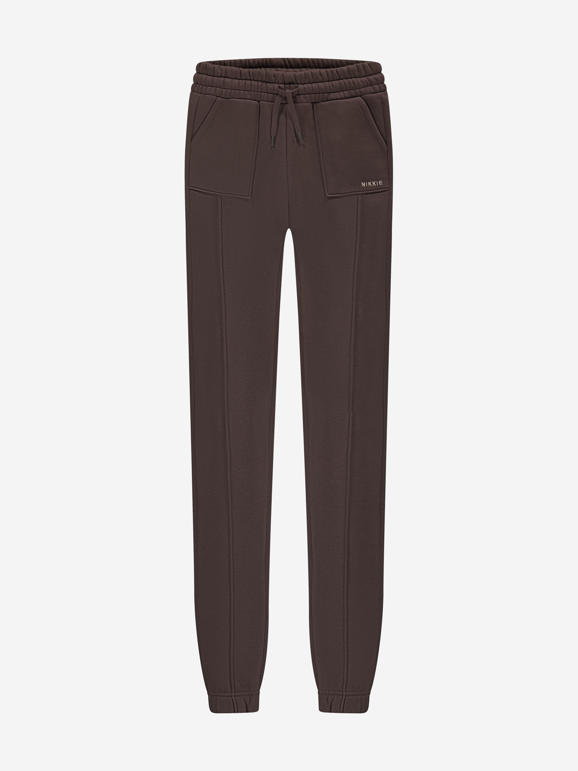 Joggers with elastic waistband and drawstring