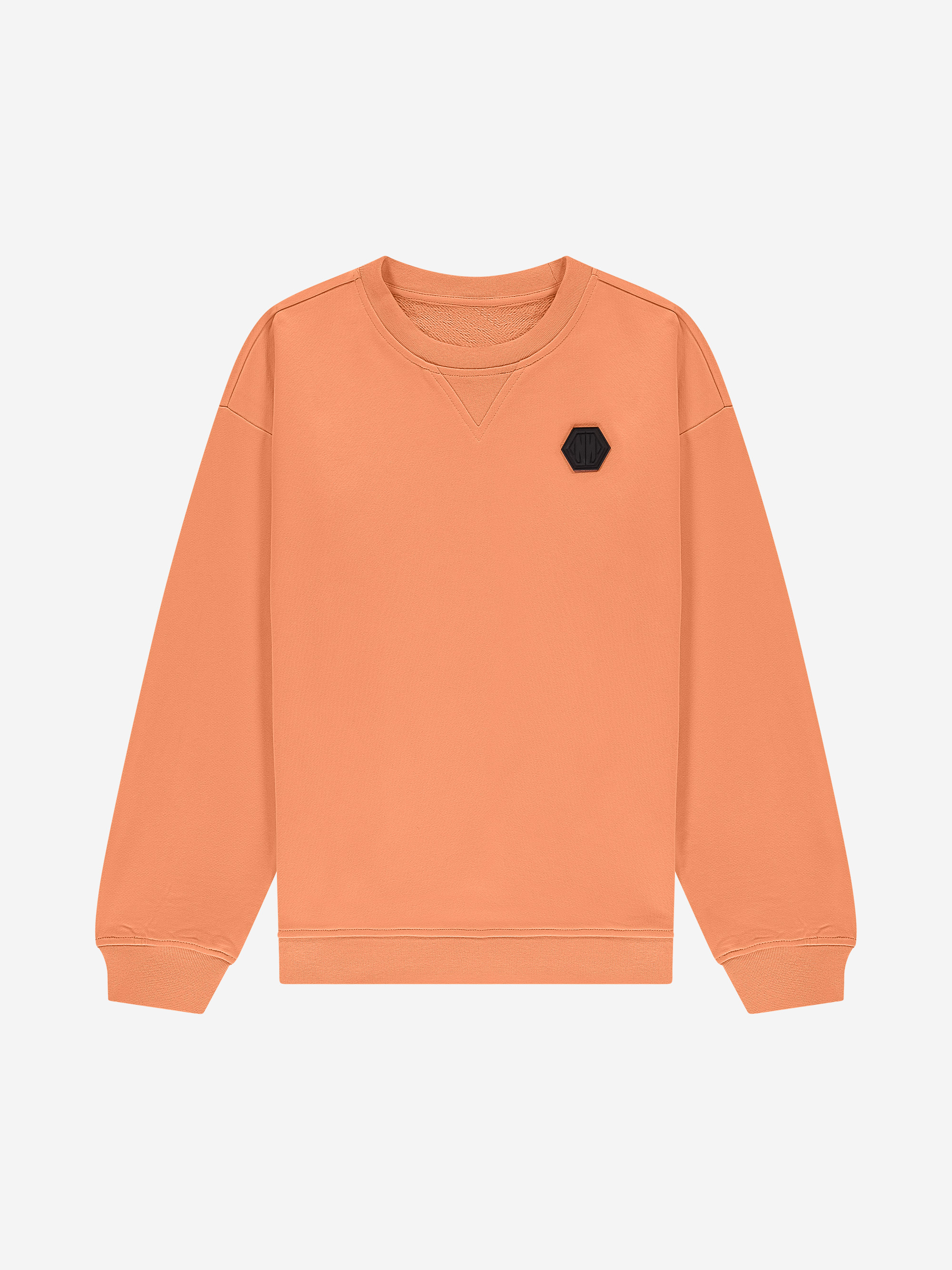 Sweatshirt with logo patch