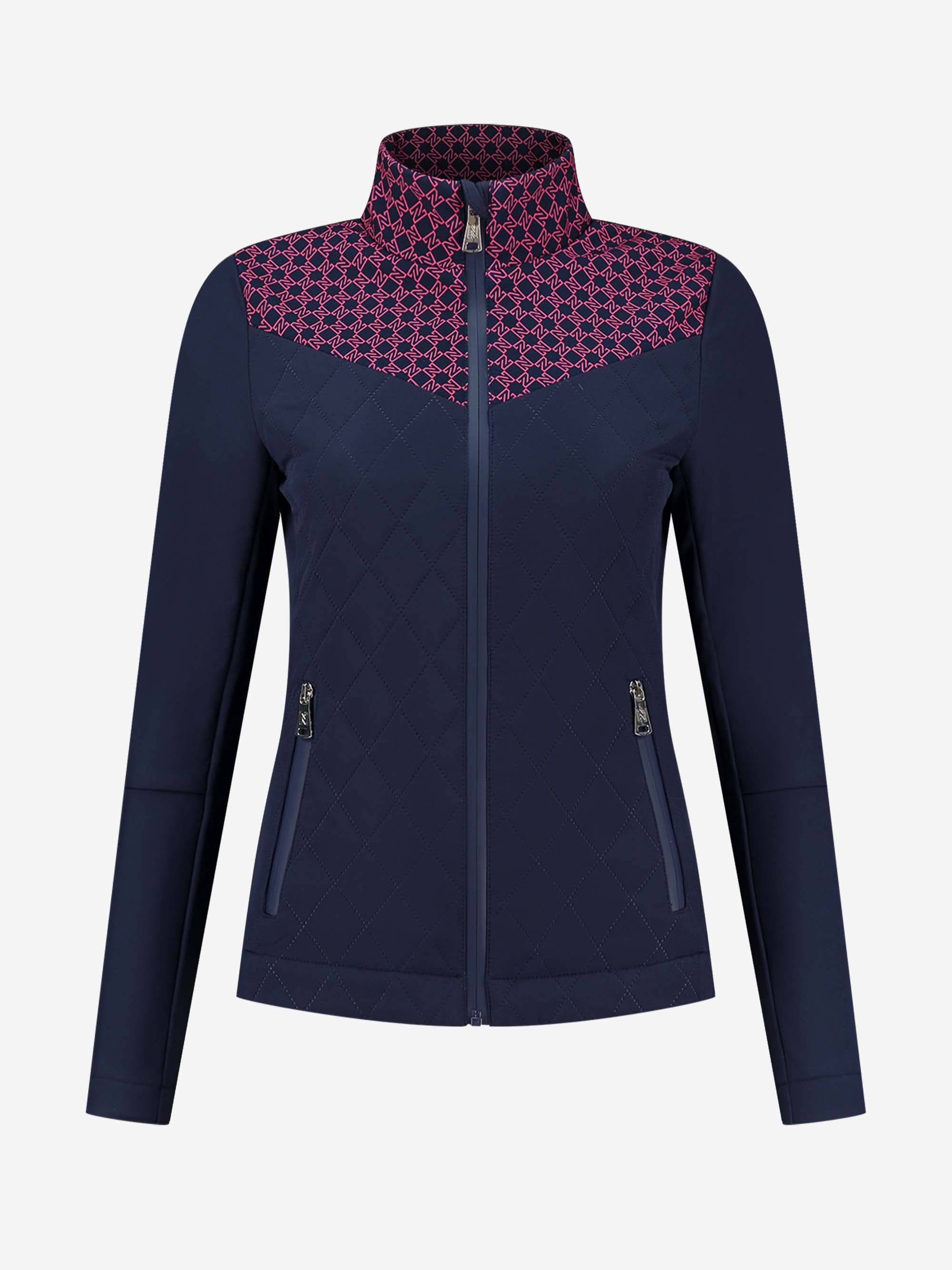  Softshell riding jacket with N monogram 