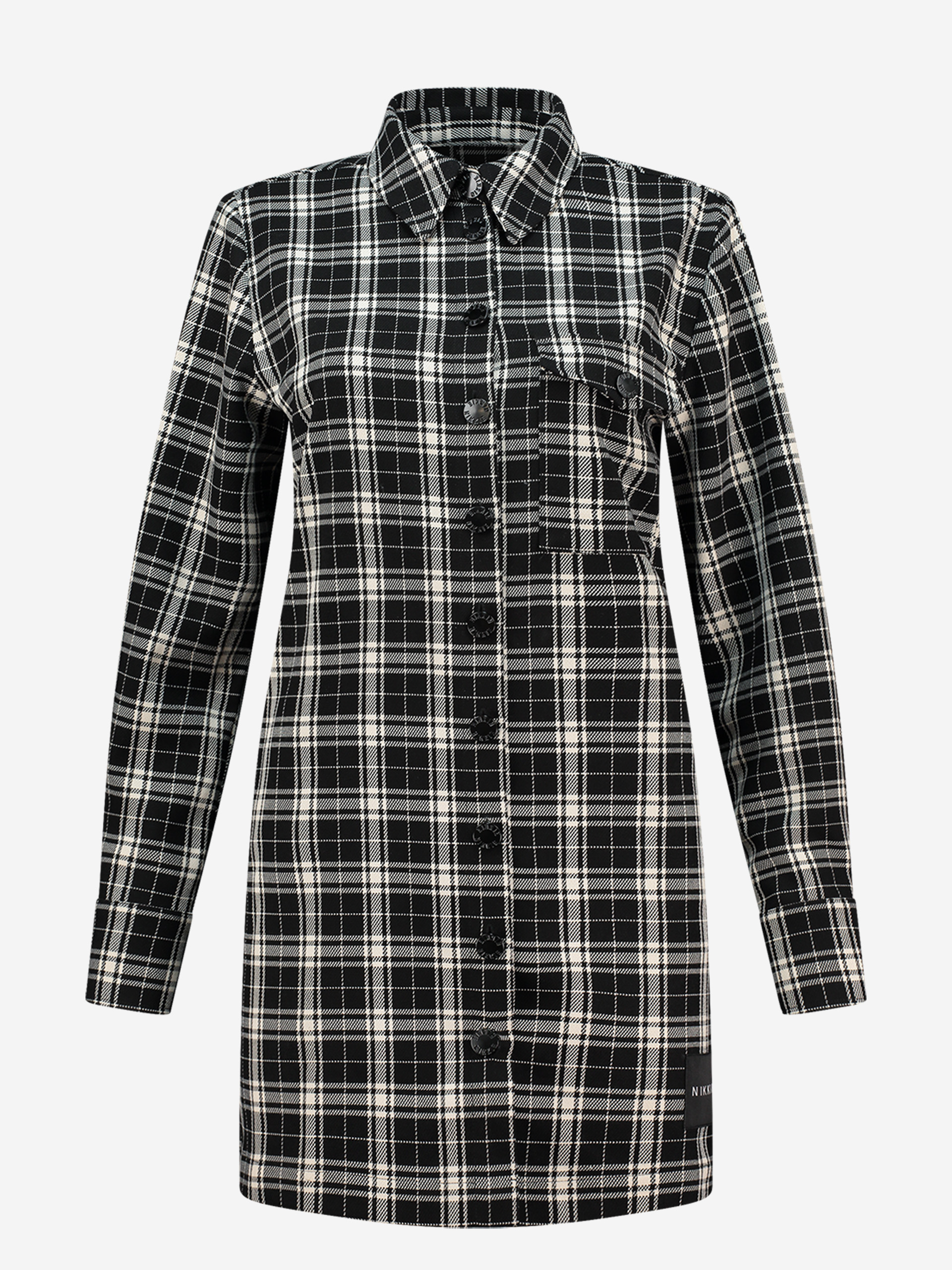 Checkered Long Blouse