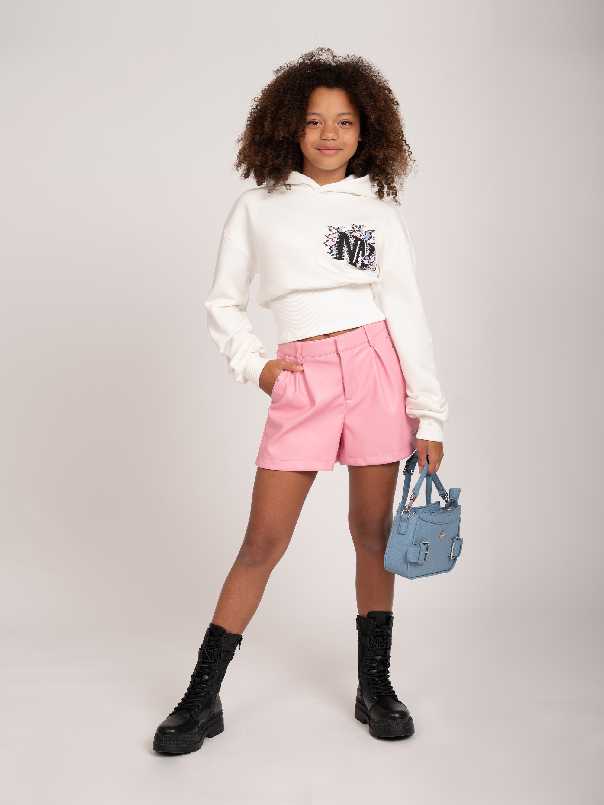 Shorts van imitatieleer