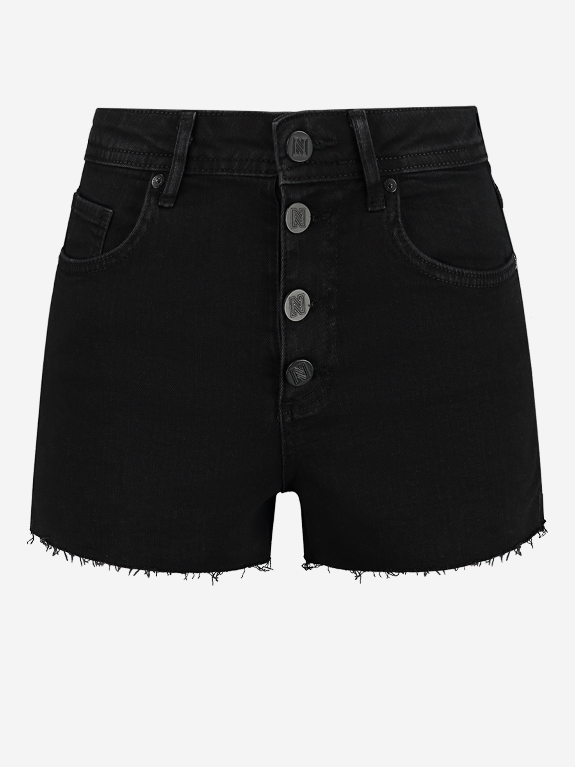 Cato Denim Short Solid