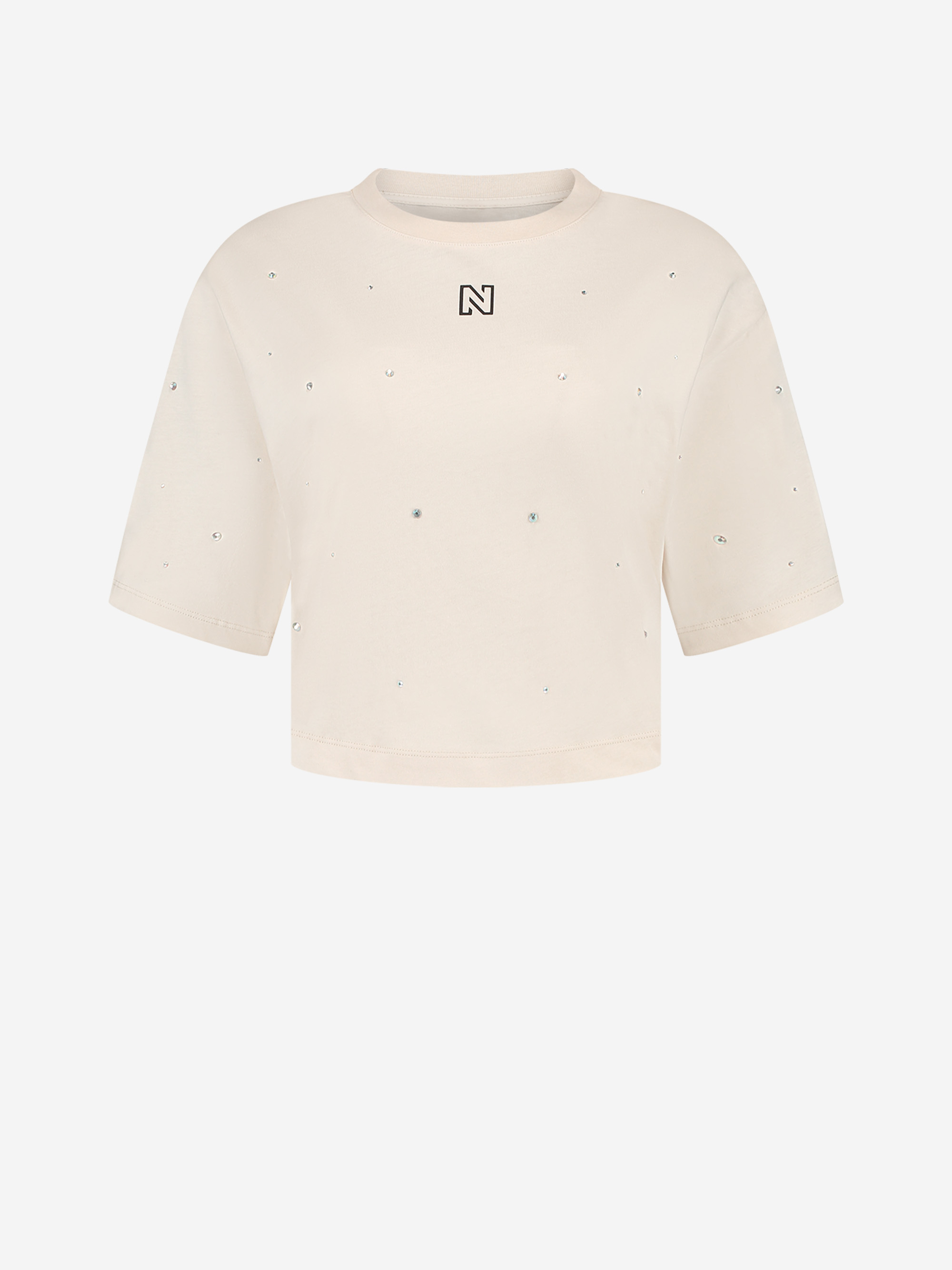 T-shirt with studs