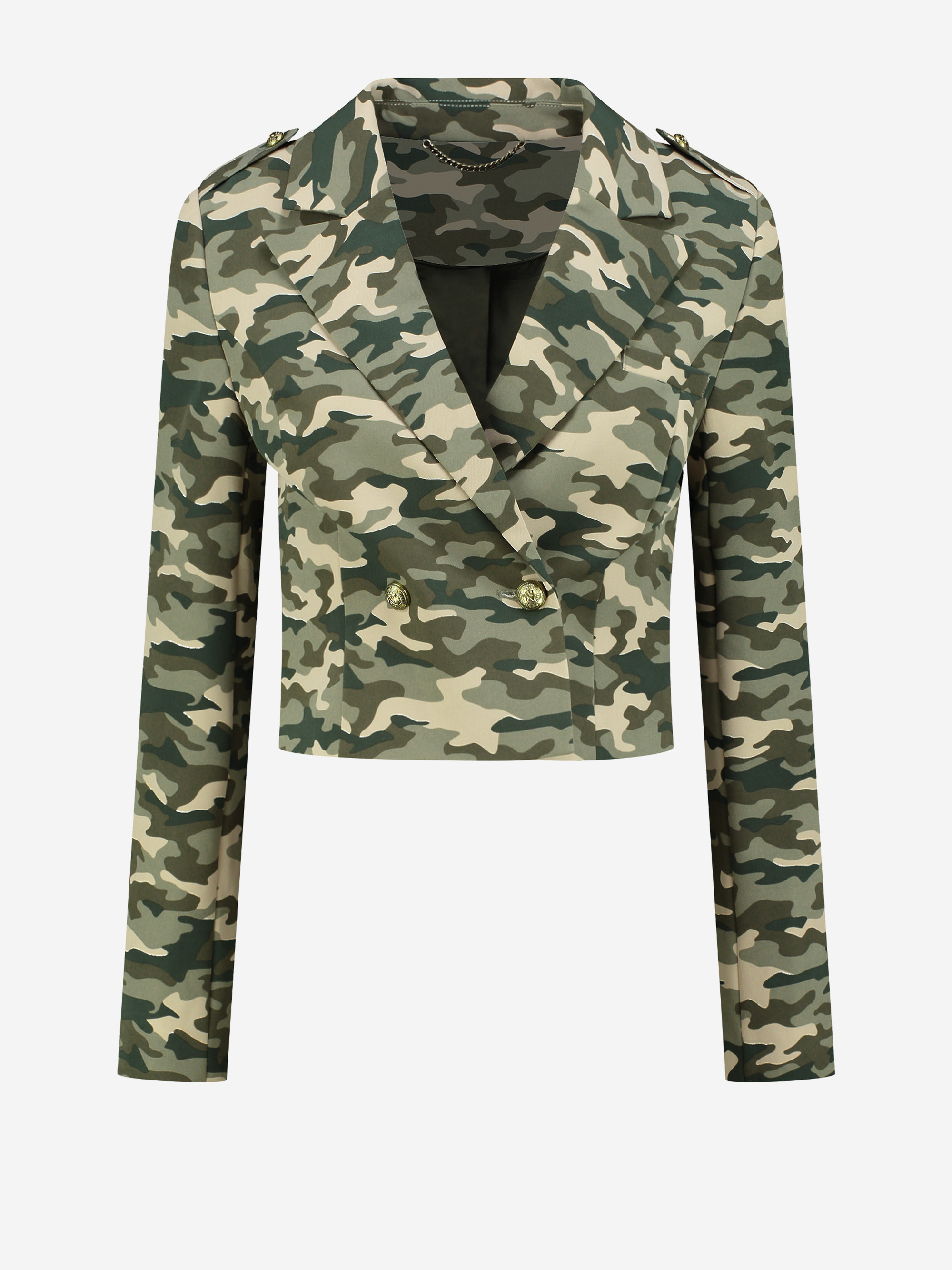 Asti Short Camo Blazer