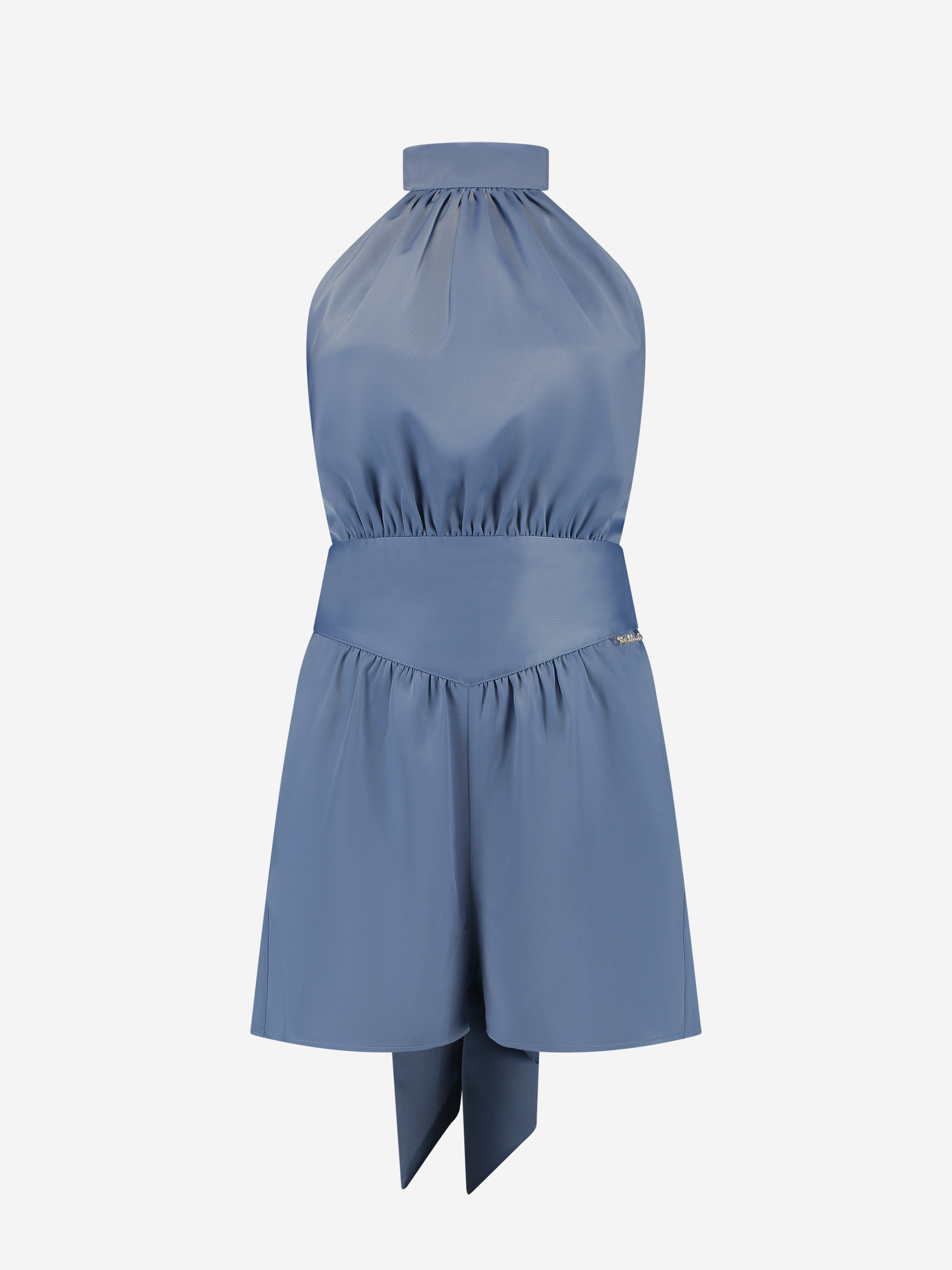 Satijn-look playsuit