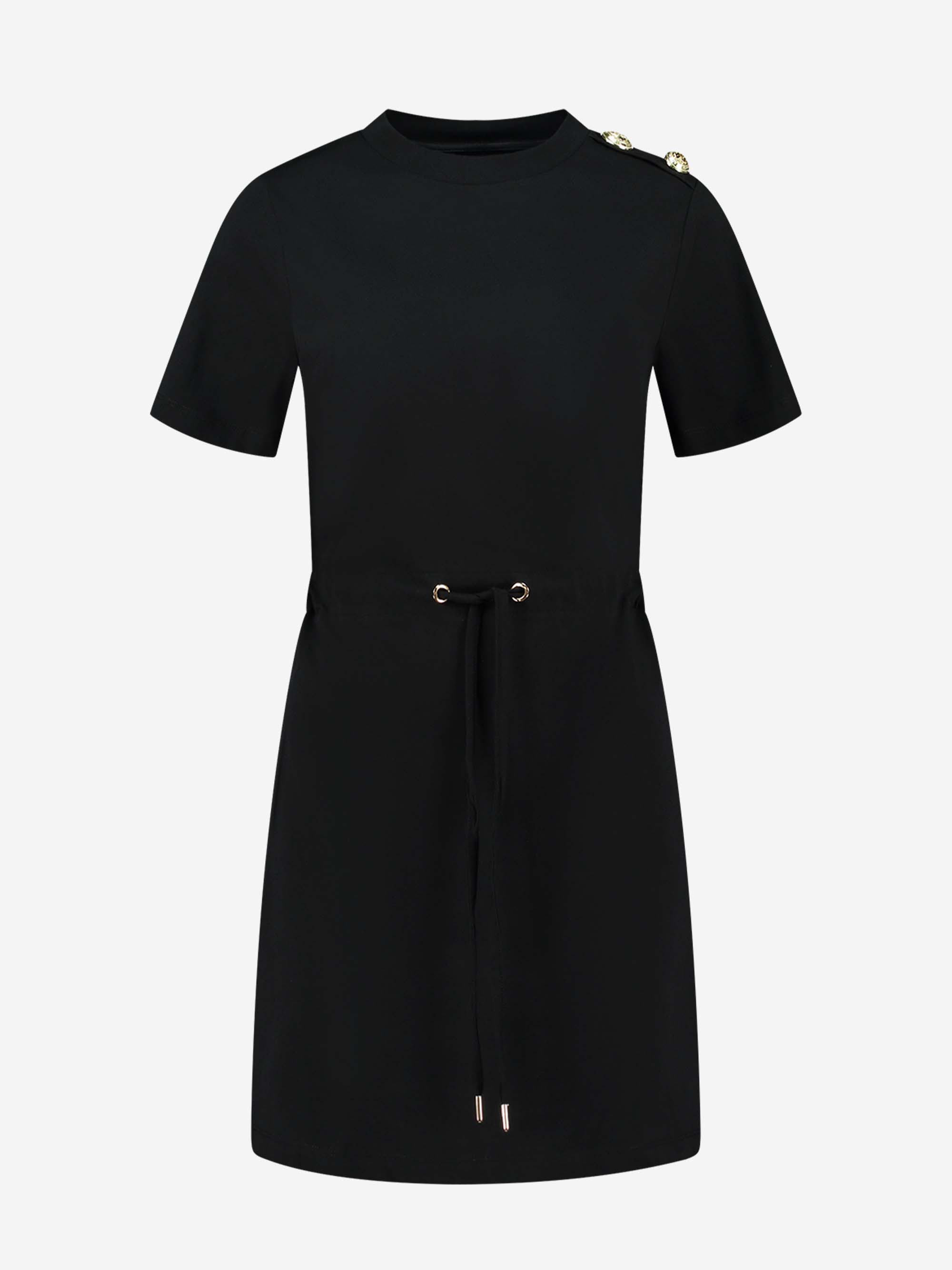 Loose fit tee dress with string
