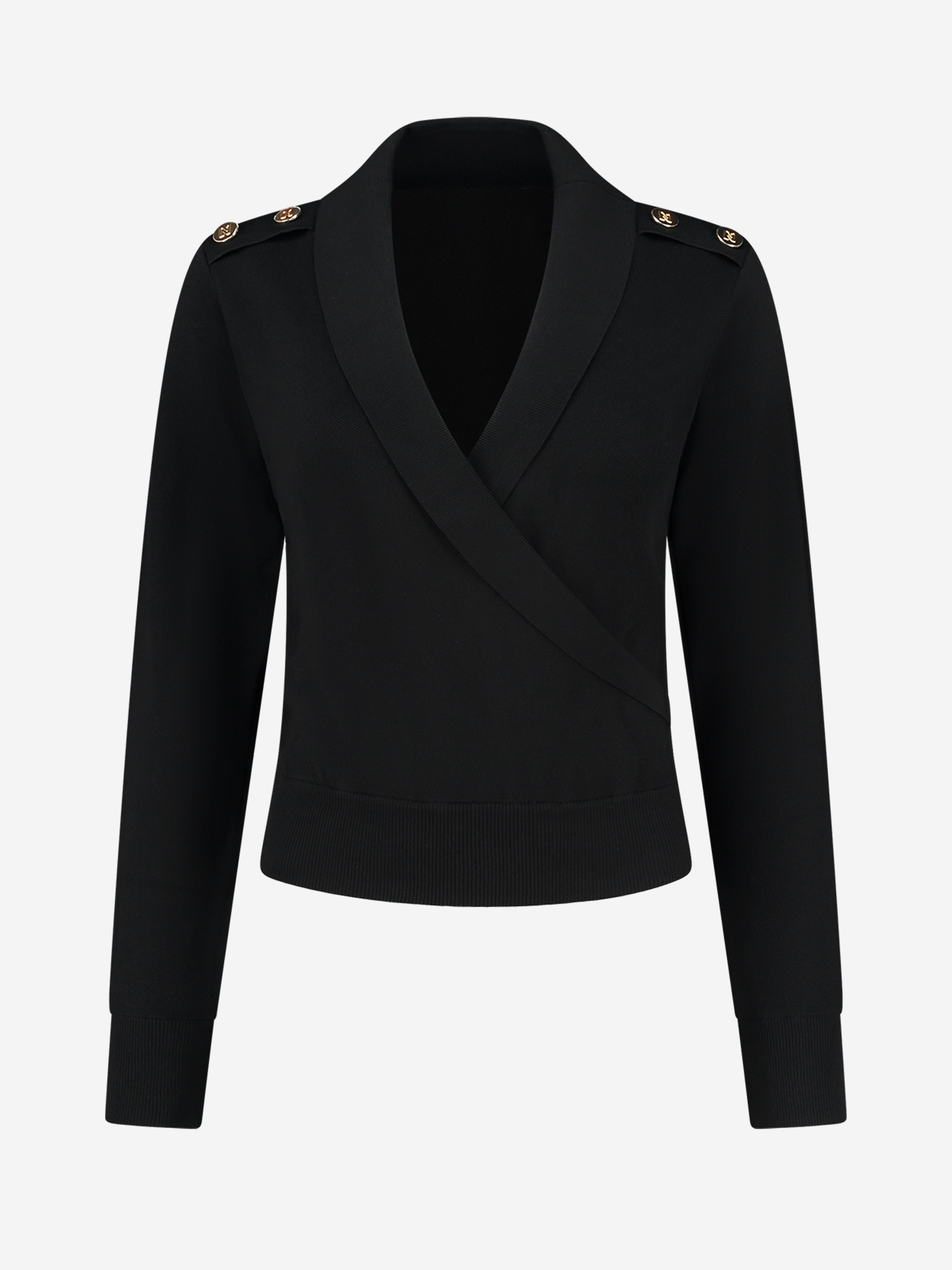 Sweater with V-neckline
