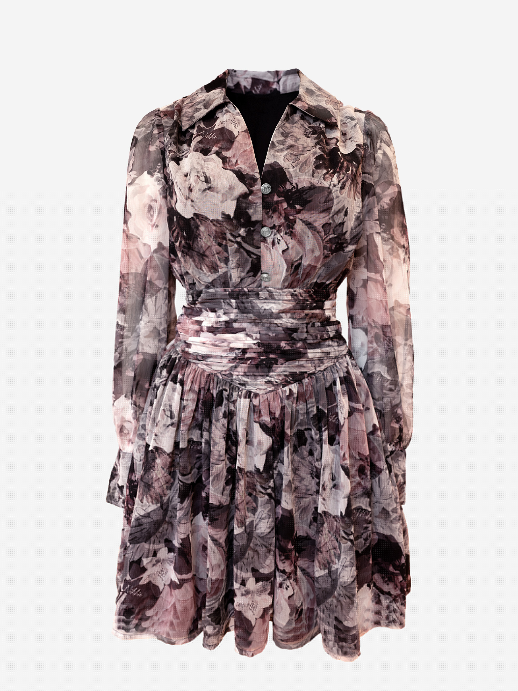 Jurk met bloemenprint
