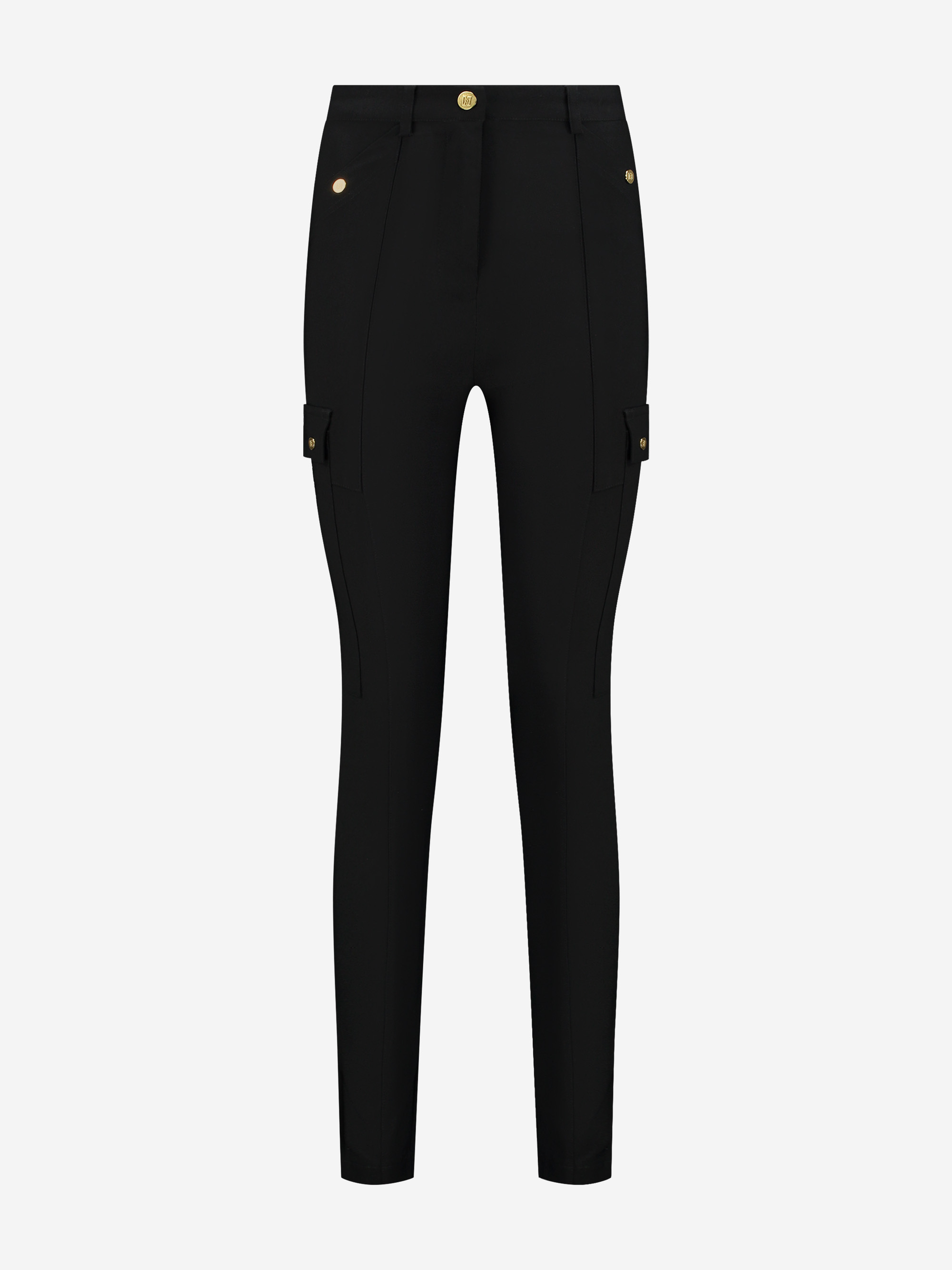 Skinny pants with mid rise
