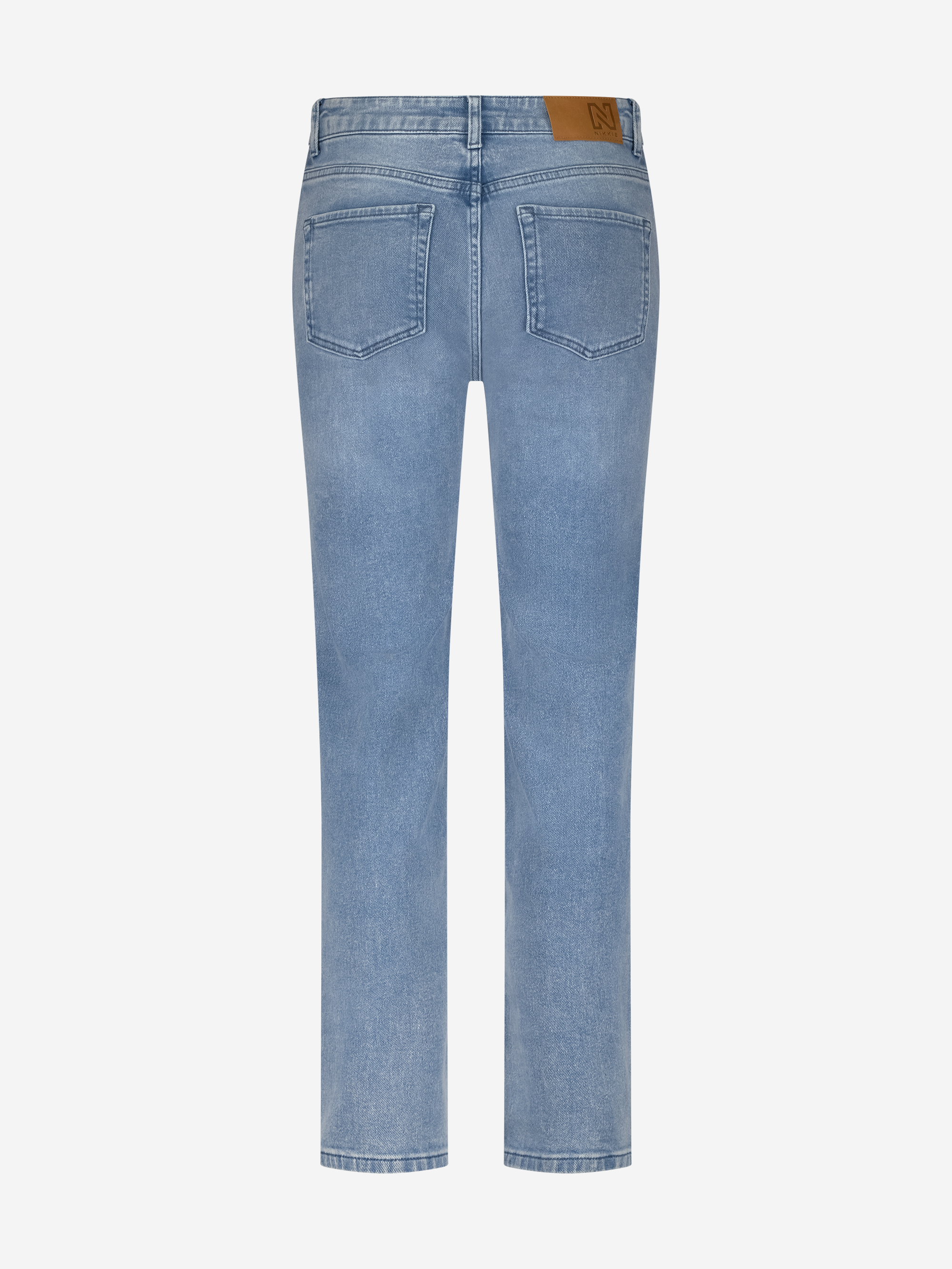 Jeans met ketting detail