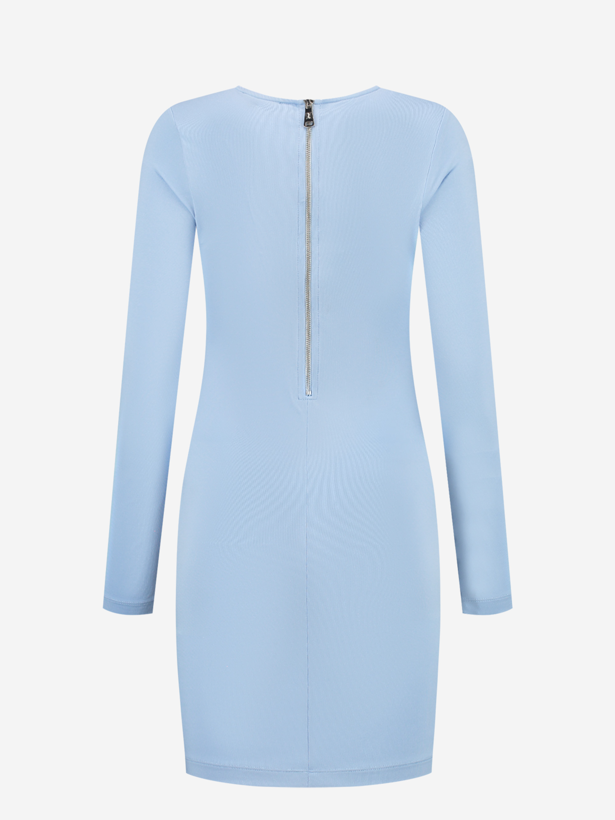 Fitted jurk met cut-out