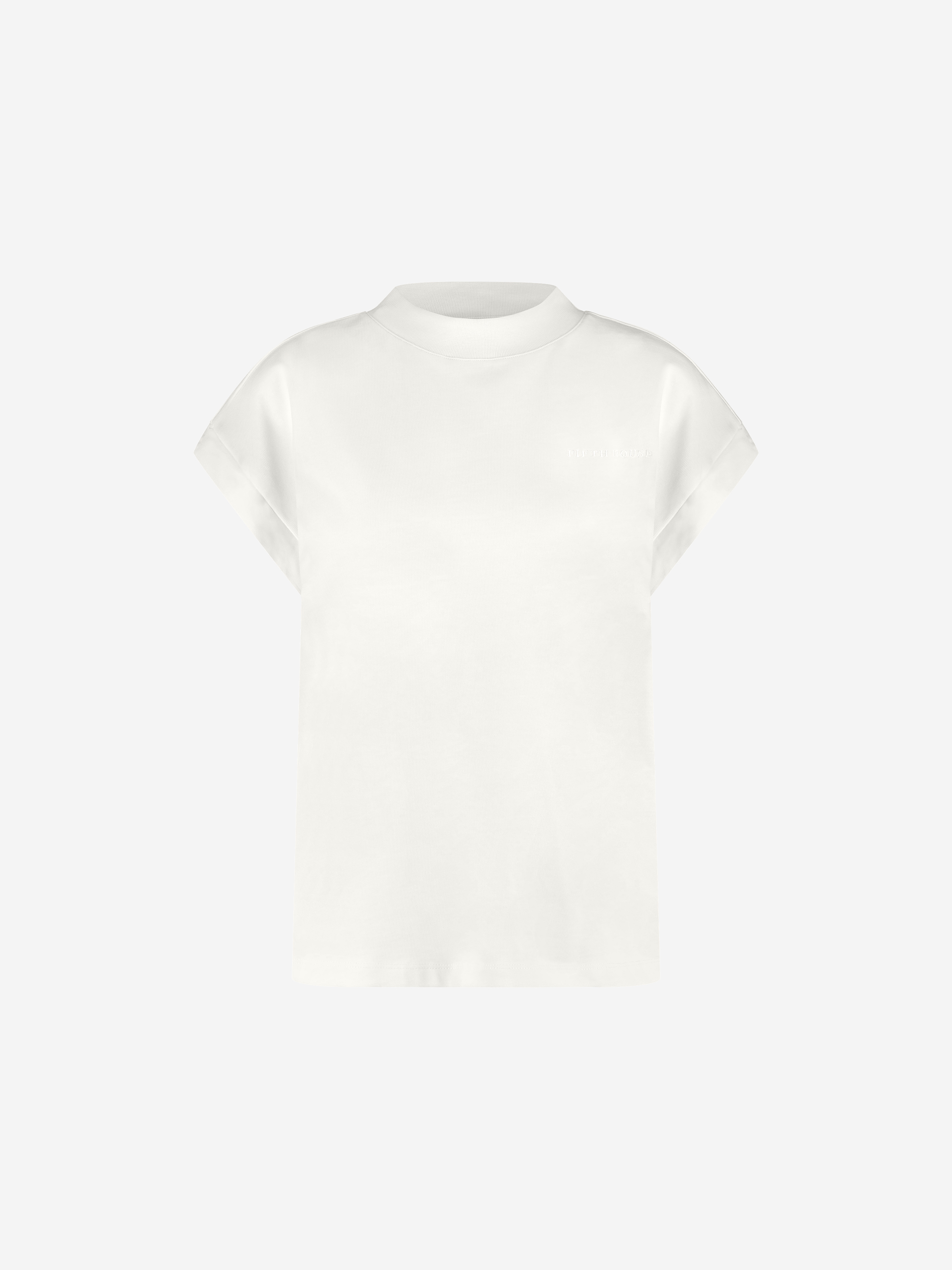 Basic T-shirt with cap sleeves