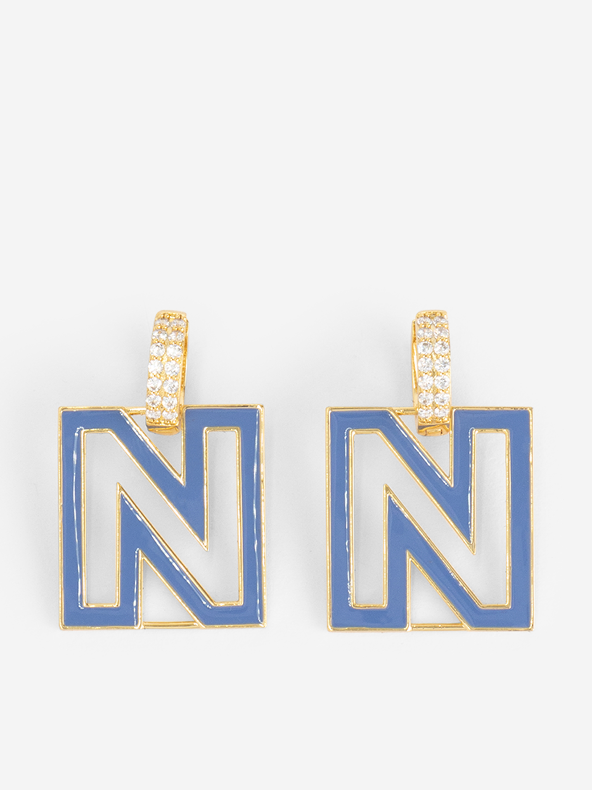 Candy Strass Logo Earrings