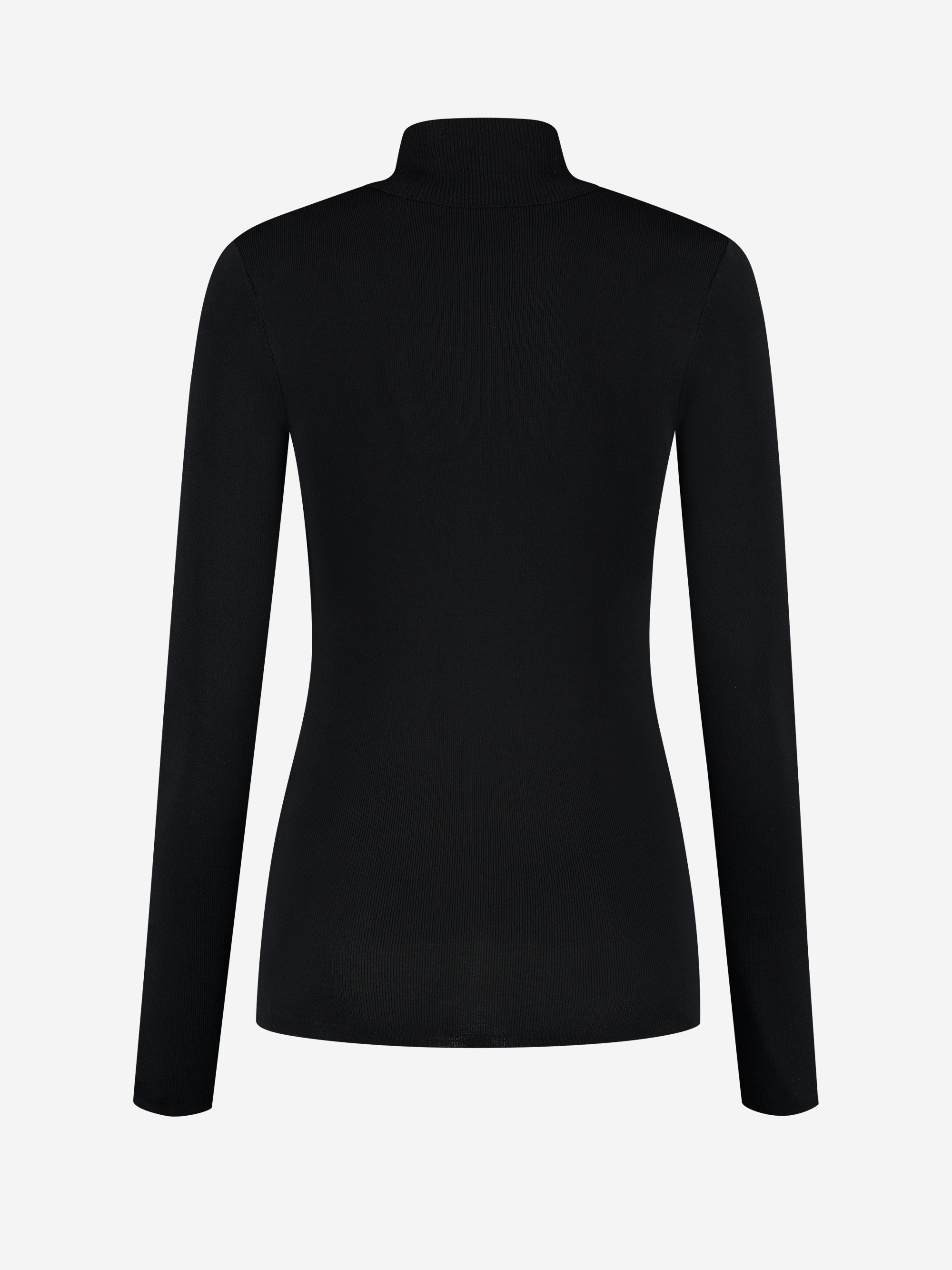 Aansluitende top met logo patch en col