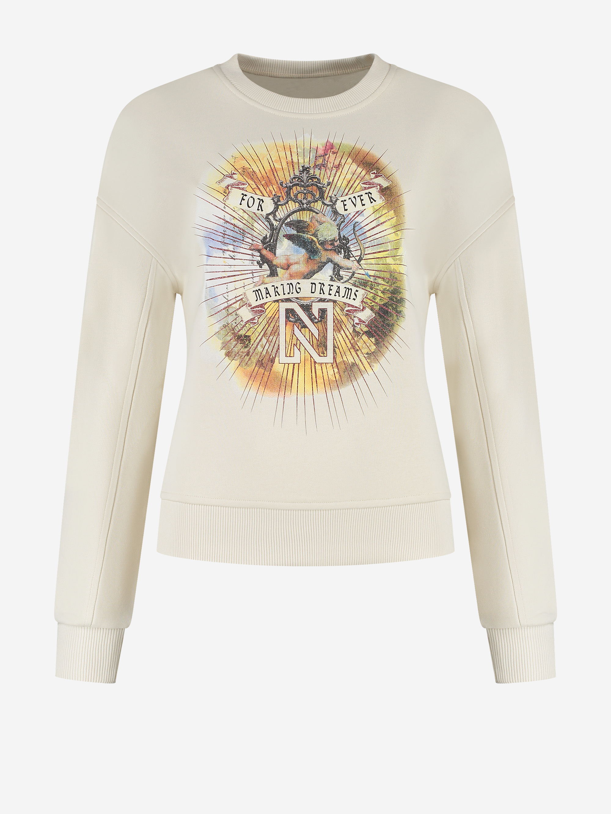 Trui met grafische print 