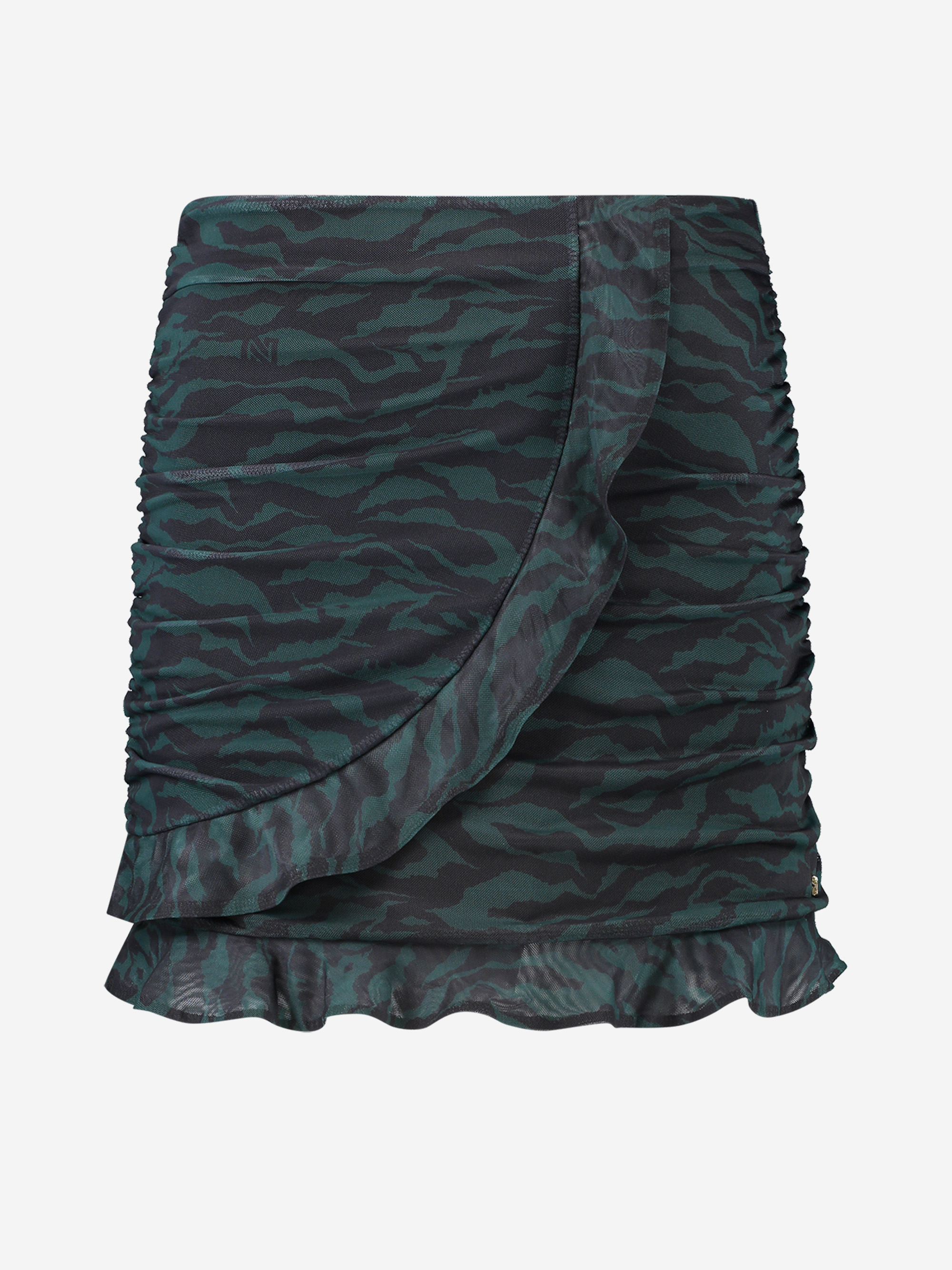 Skirt with zebra print