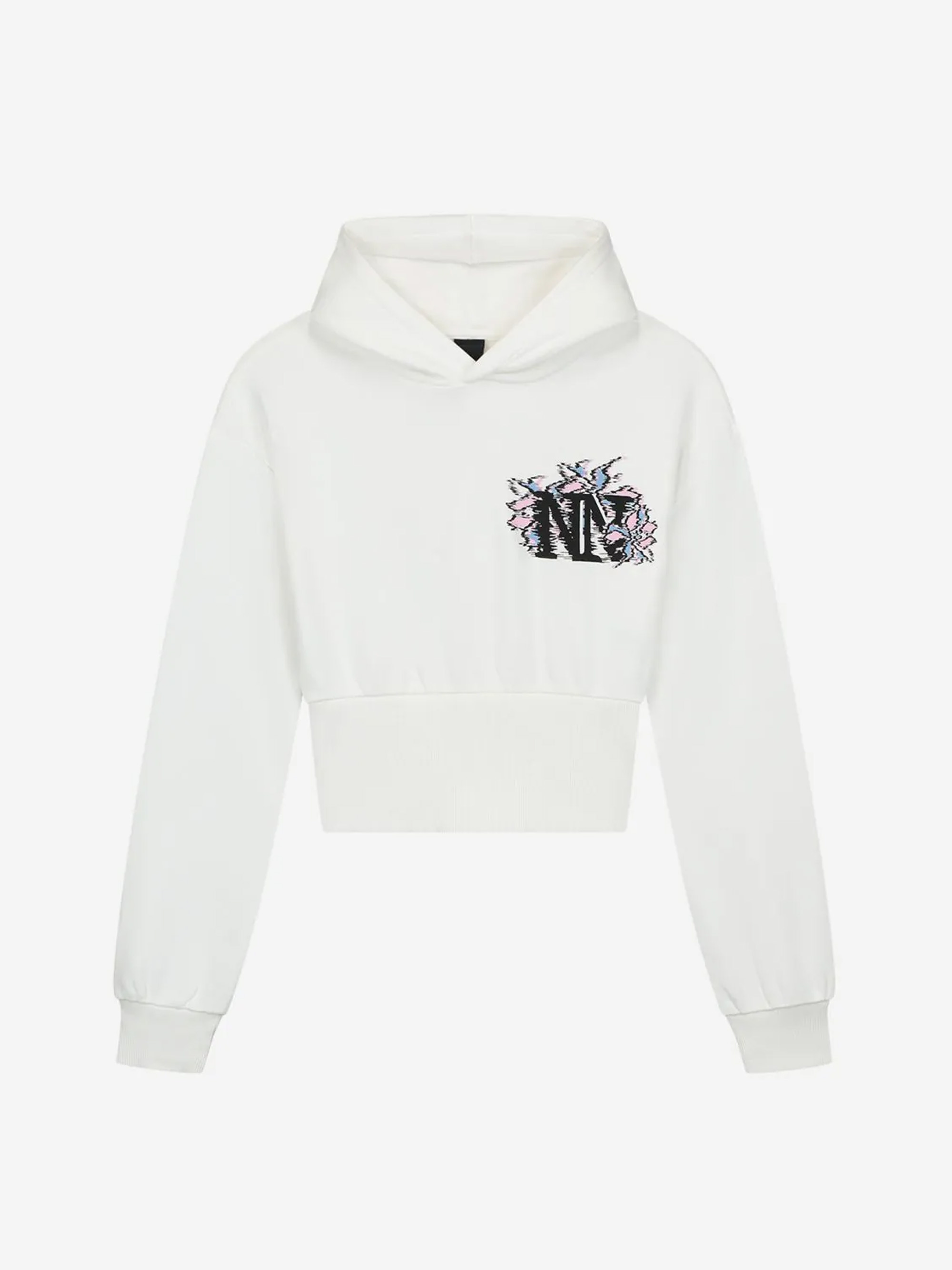 Cropped hoodie with logo 