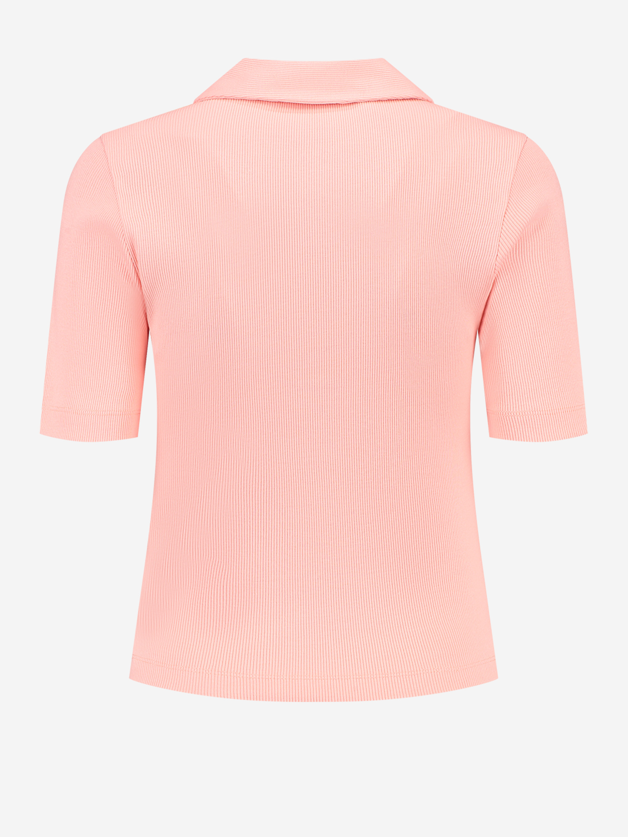 Rib Button T-Shirt