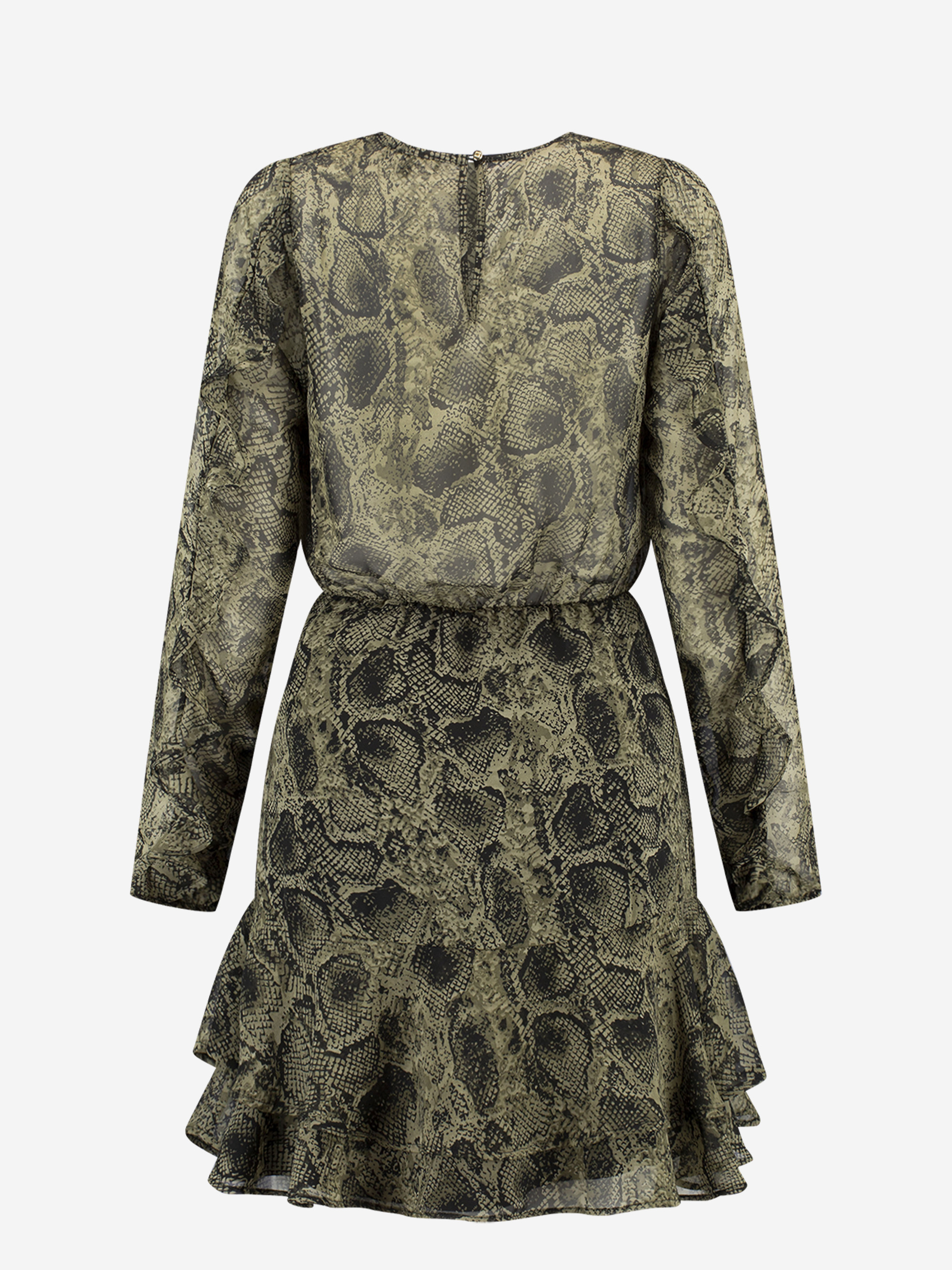 Jurk met slangen print