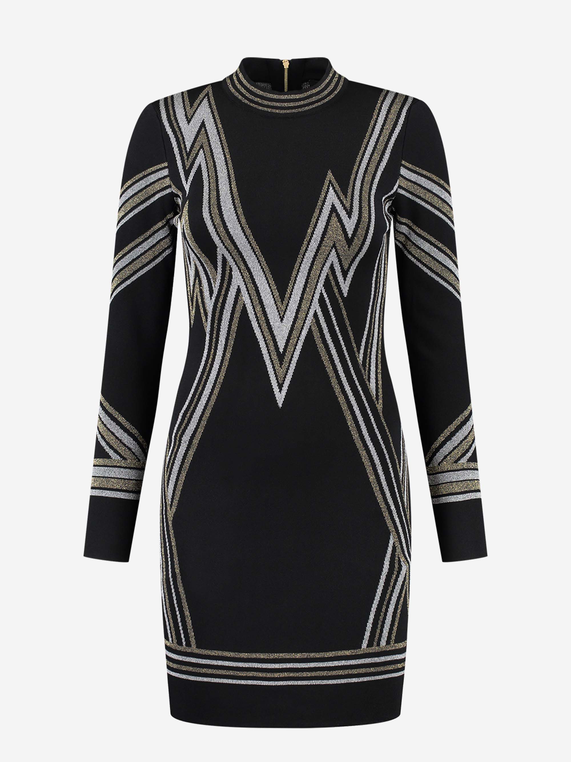 Fitted Glitter print dress