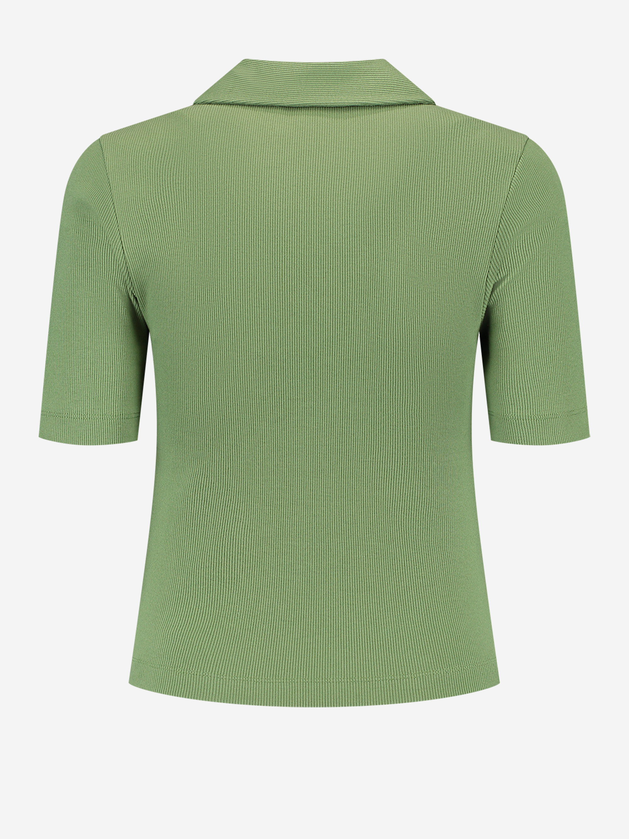 Rib Button T-Shirt