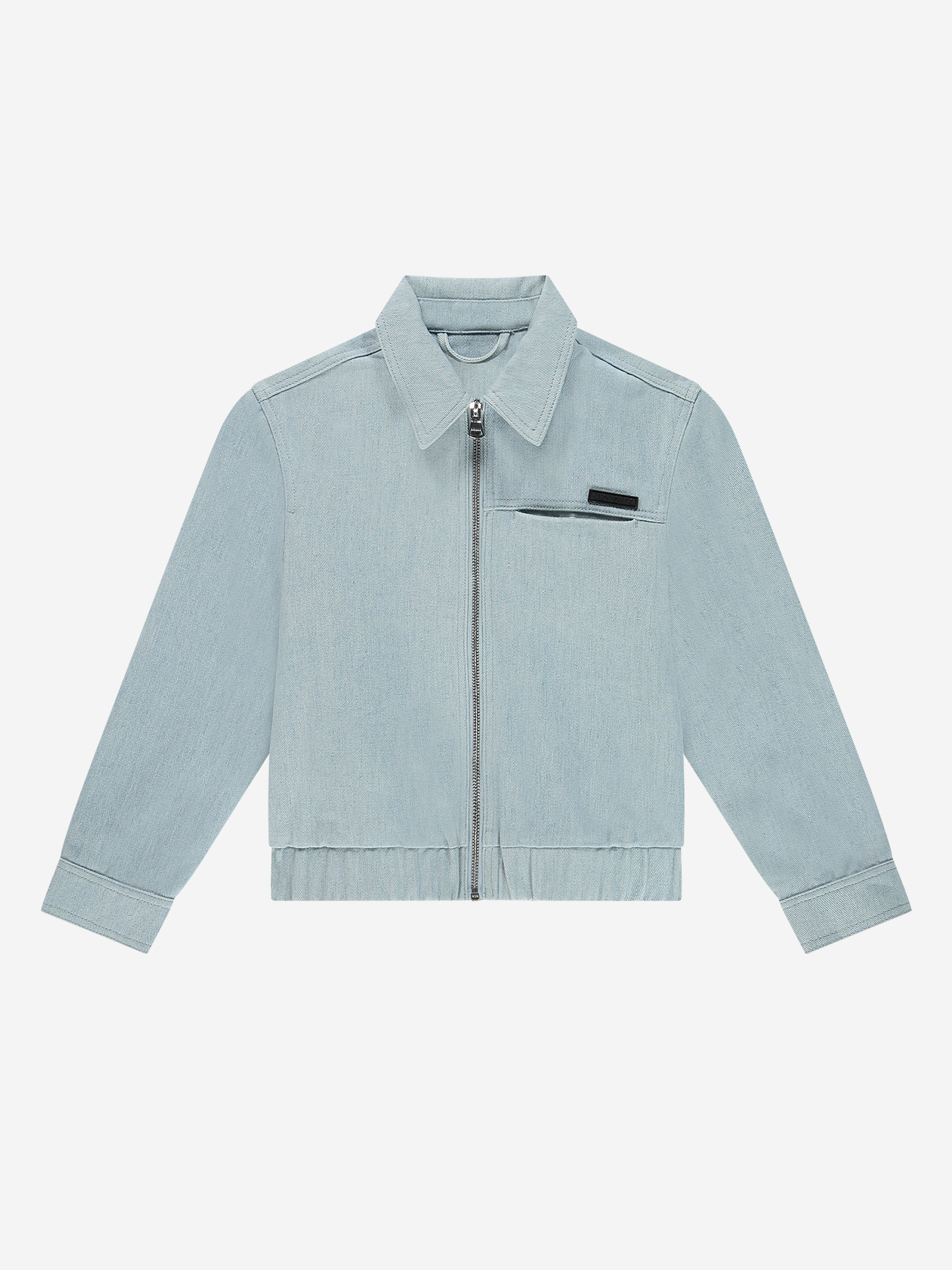 Melange denim jacket